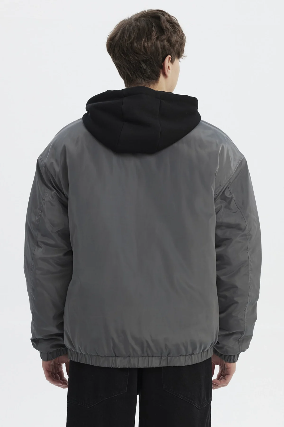 Chaqueta Hombre Slim Juvenil Gris Oscuro - Image 3