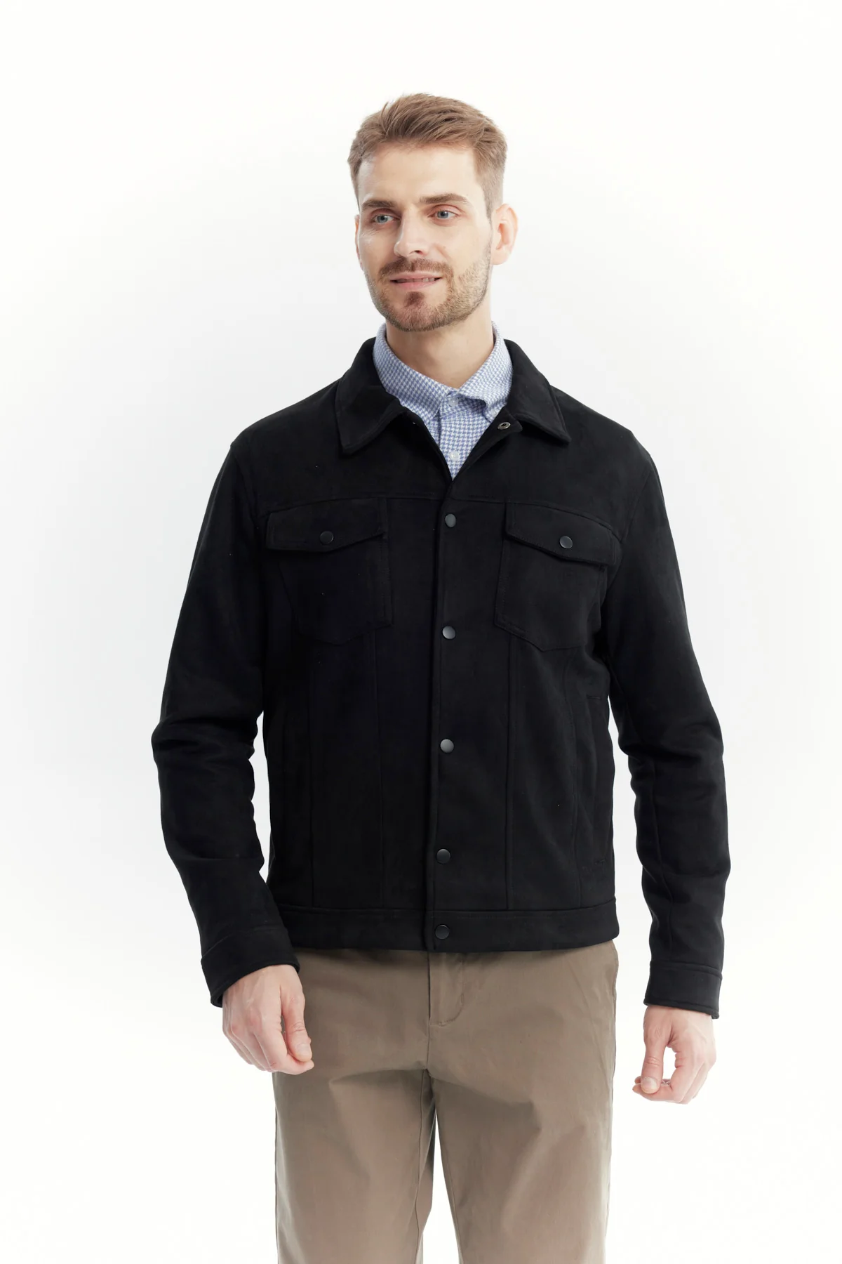 Chaqueta Hombre Slim Negro