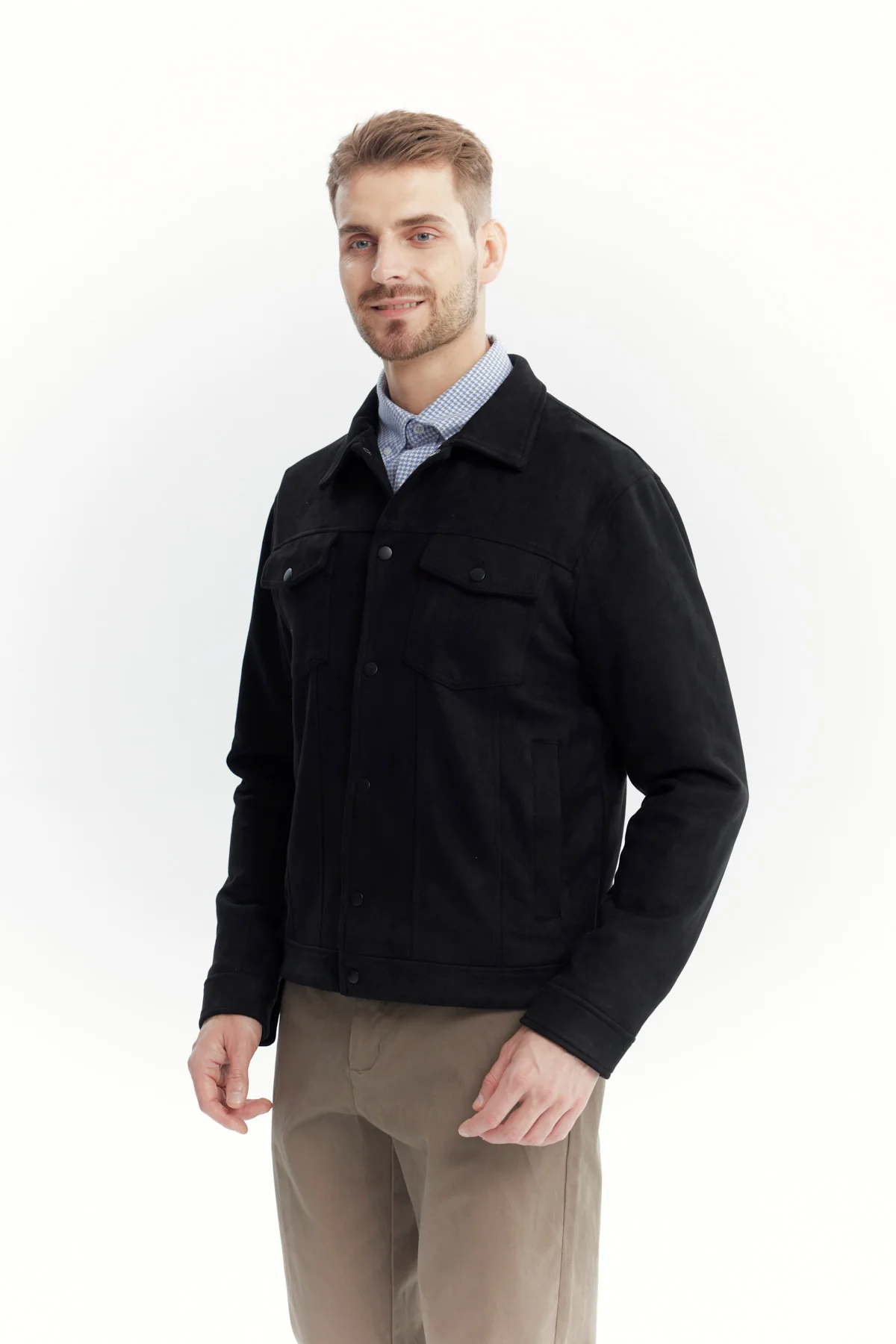 Chaqueta Hombre Slim Negro - Image 2