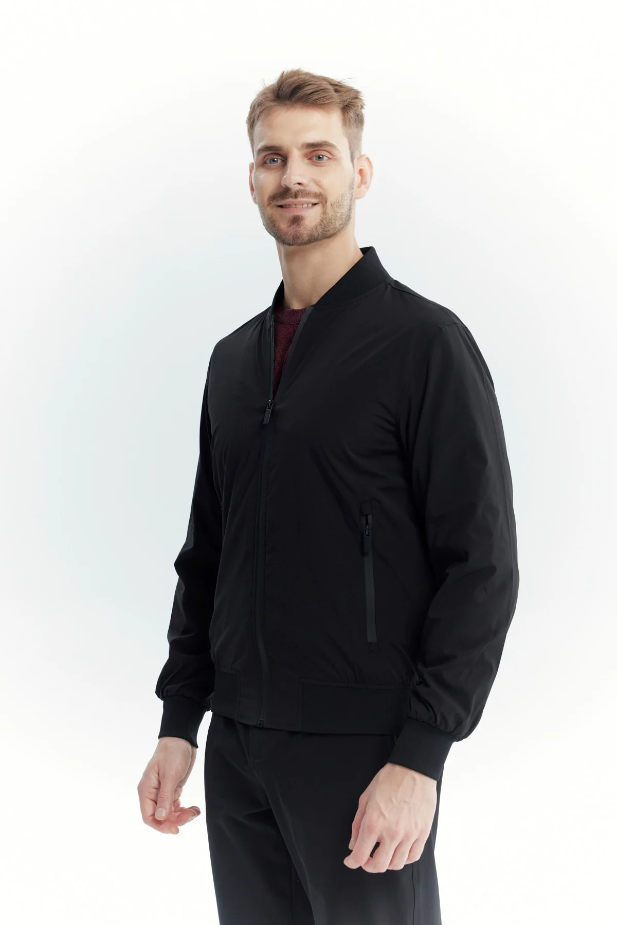 Chaqueta Hombre Slim Negro - Image 2