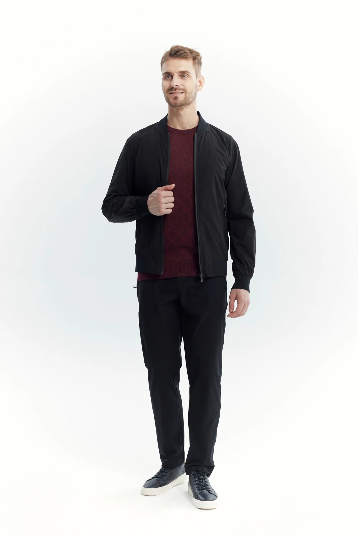 Chaqueta Hombre Slim Negro - Image 4