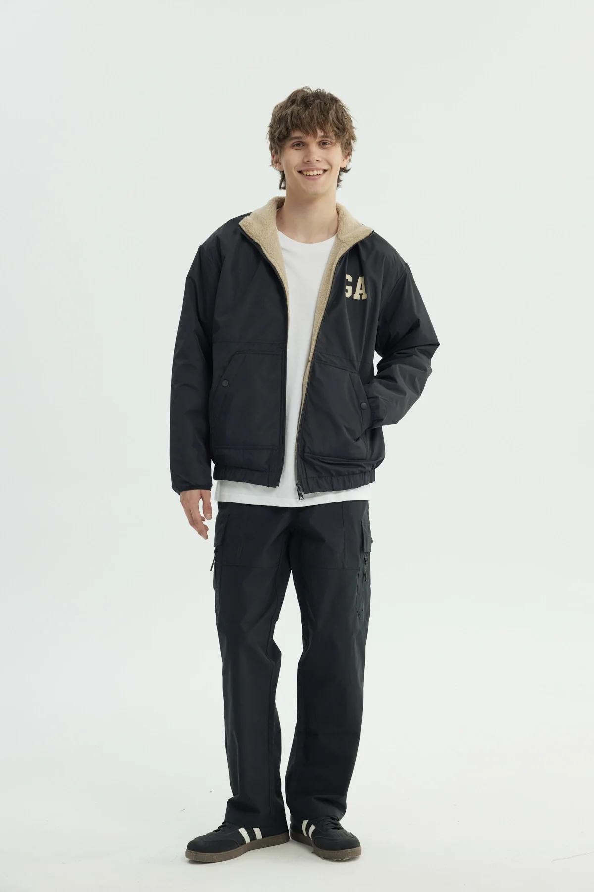 Chaqueta Hombre Slim Negro - Image 4