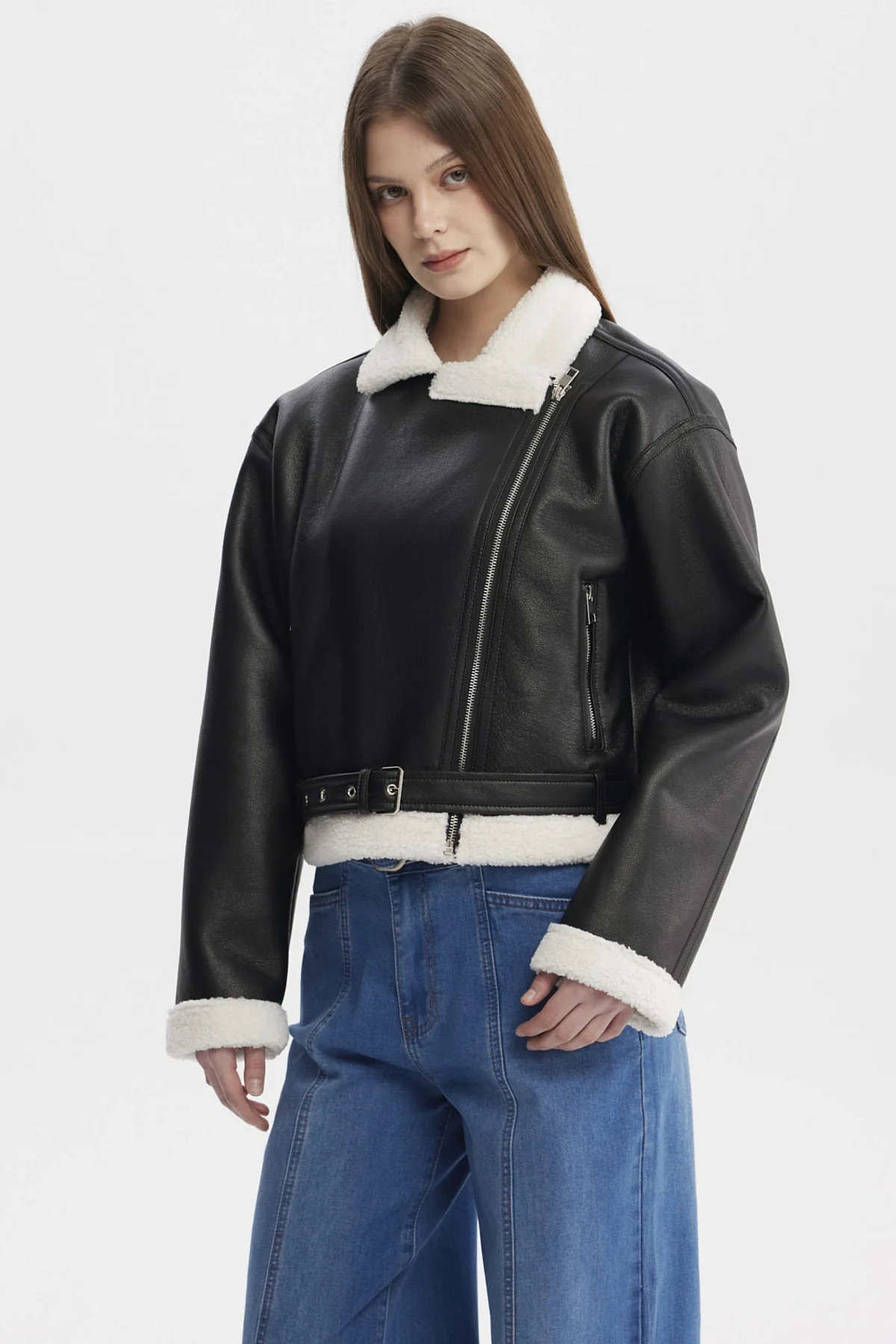 Chaqueta Mujer Bonded Negro - Image 2