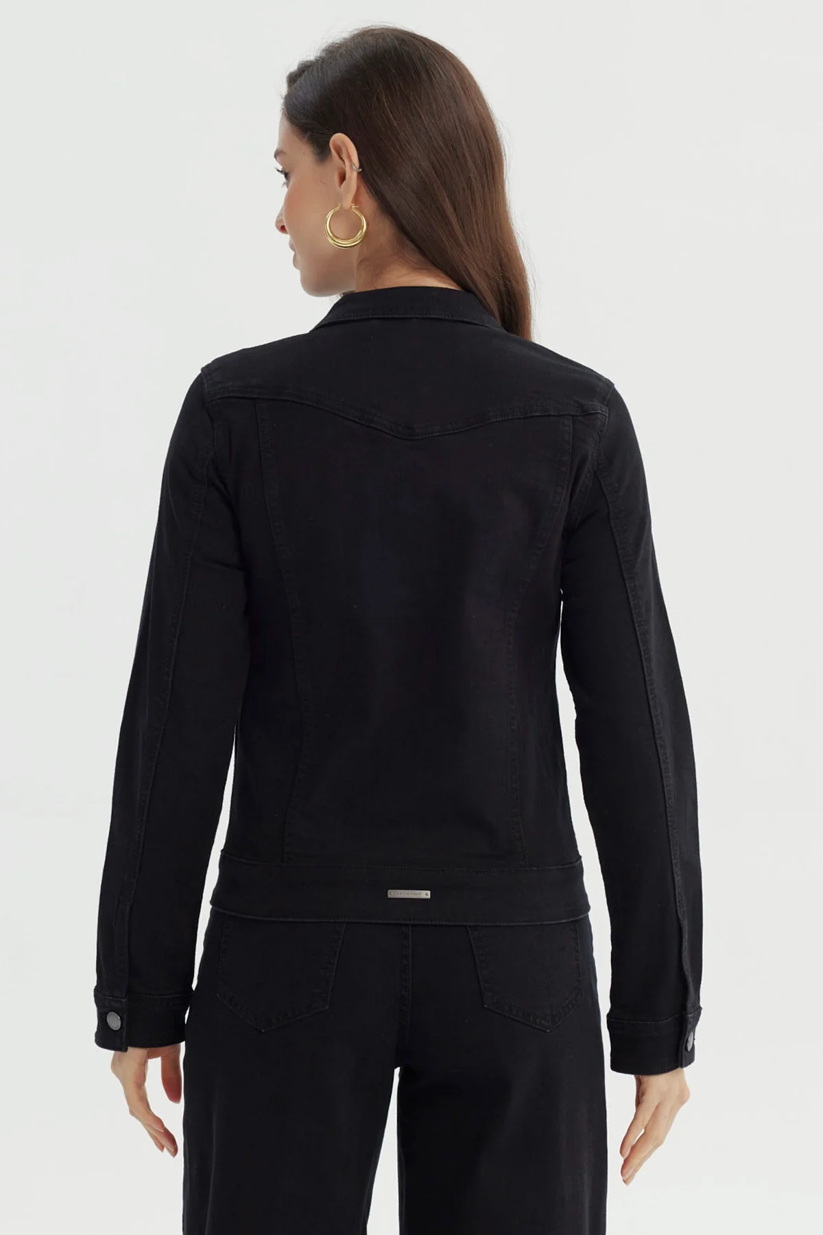 Chaqueta Mujer Clásica Negro - Image 3