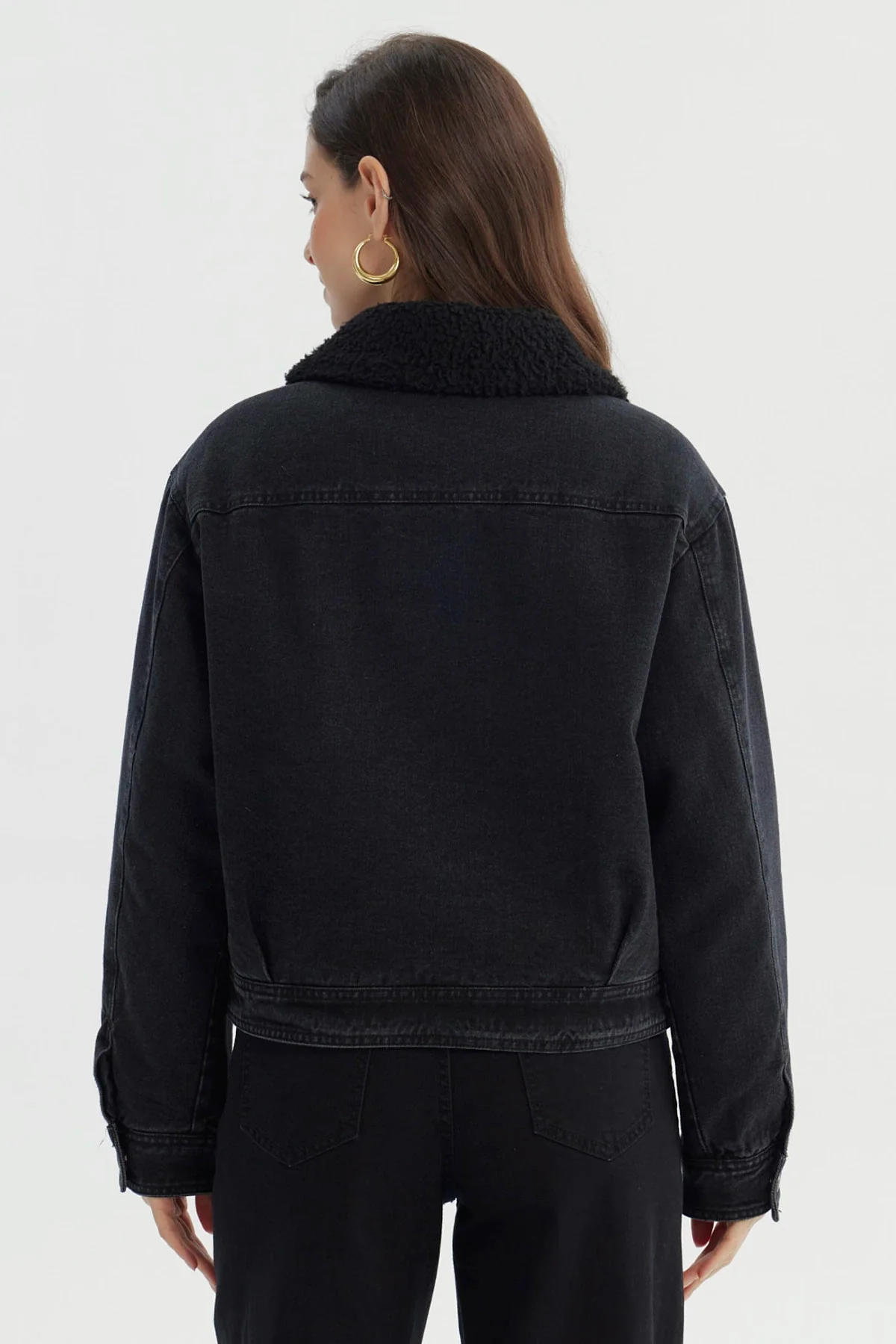 Chaqueta Mujer Clásica Negro - Image 3