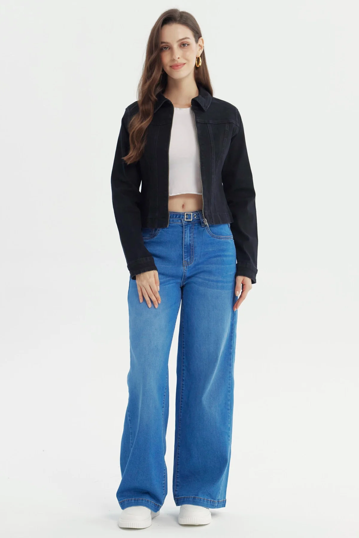 Chaqueta Mujer Clásica Negro - Image 4