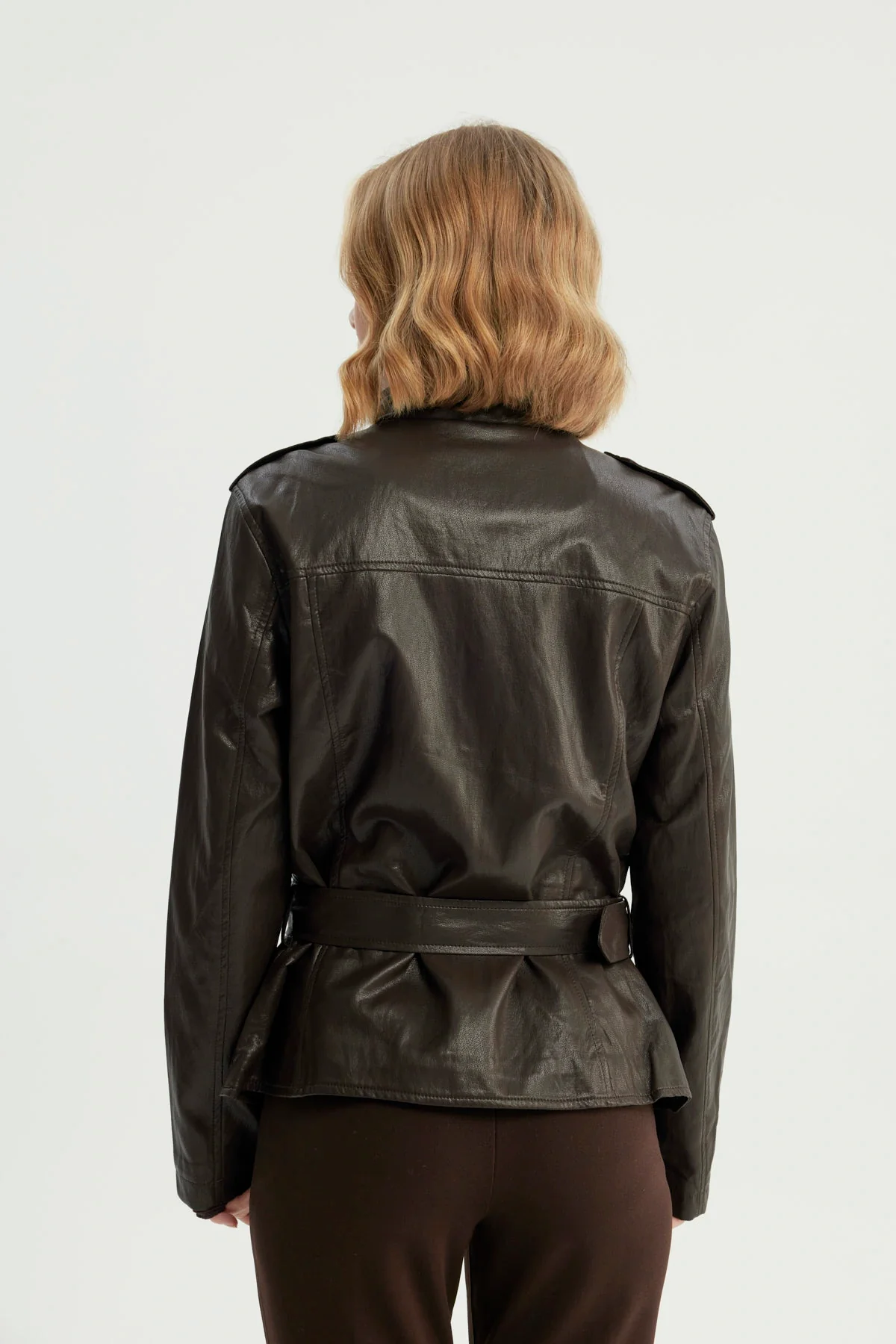 Chaqueta Mujer Classic Chocolate - Image 3