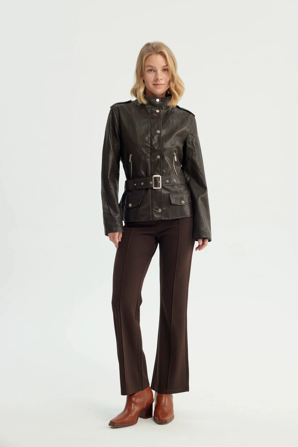 Chaqueta Mujer Classic Chocolate - Image 4