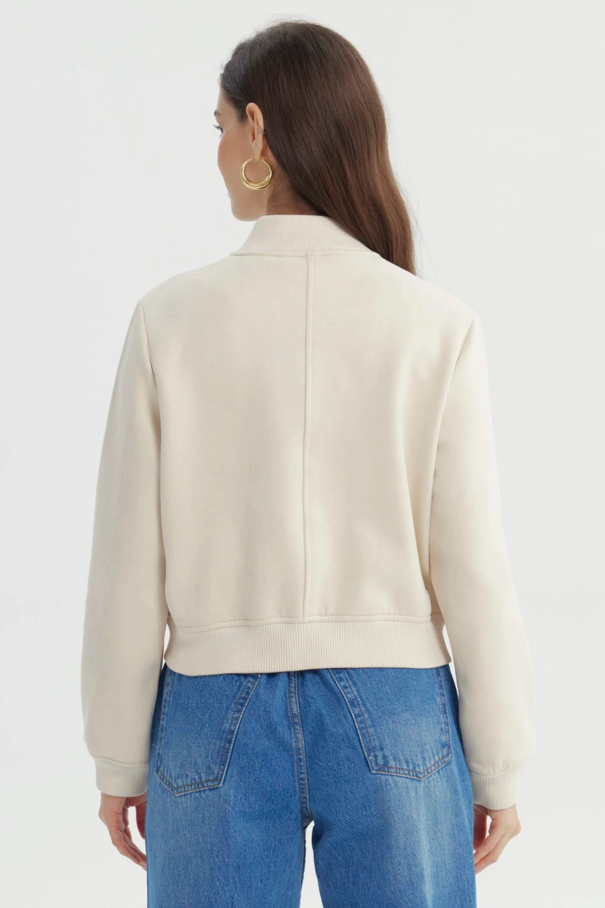 Chaqueta Mujer Classic Crudo - Image 3