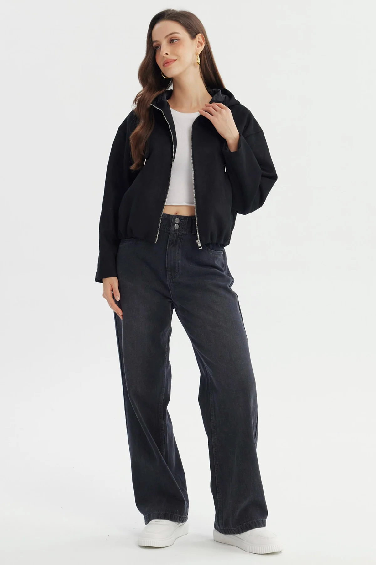 Chaqueta Mujer Classic Negro - Image 4