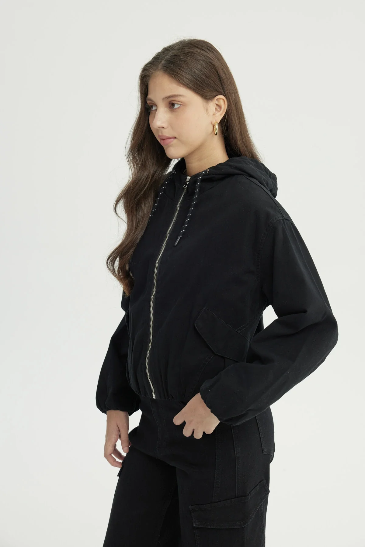 Chaqueta Mujer Classic Negro - Image 2
