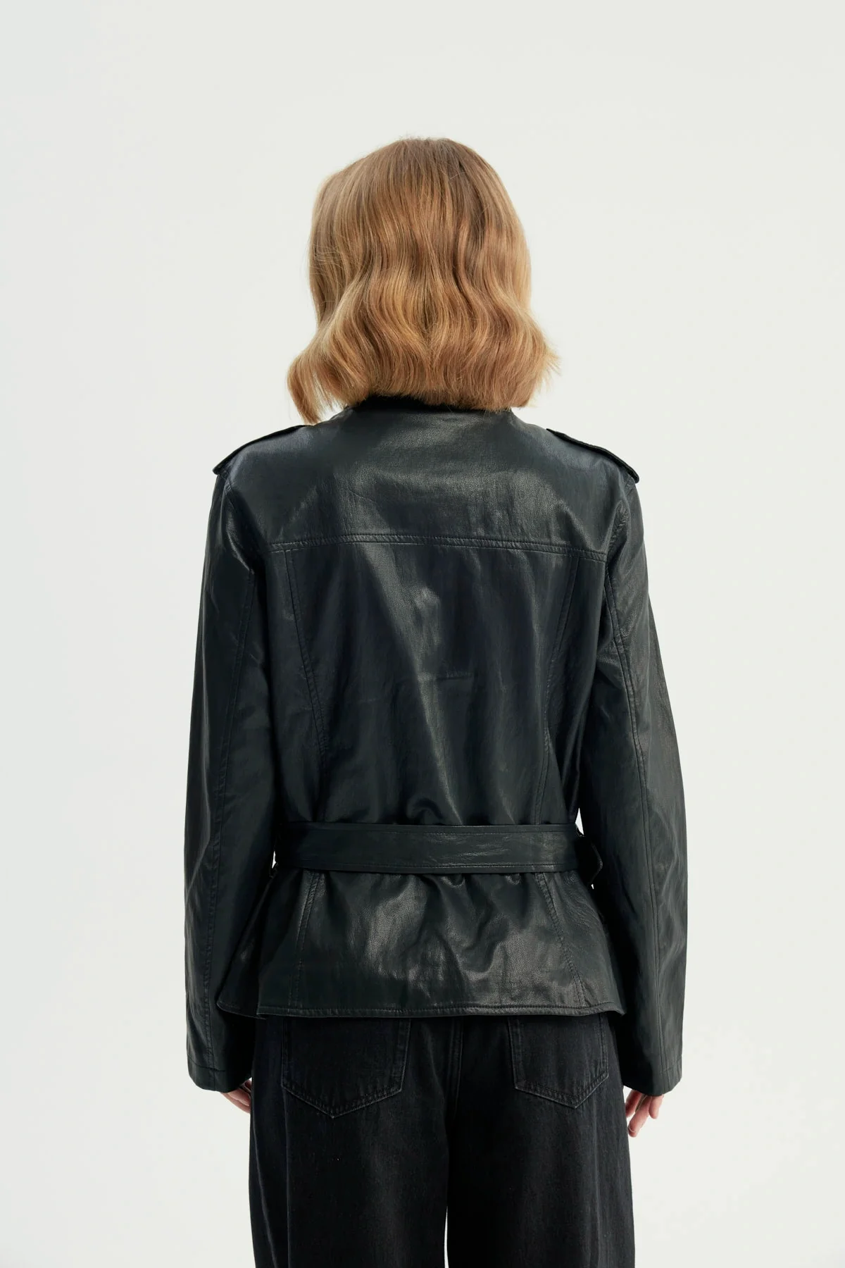 Chaqueta Mujer Classic Negro - Image 3
