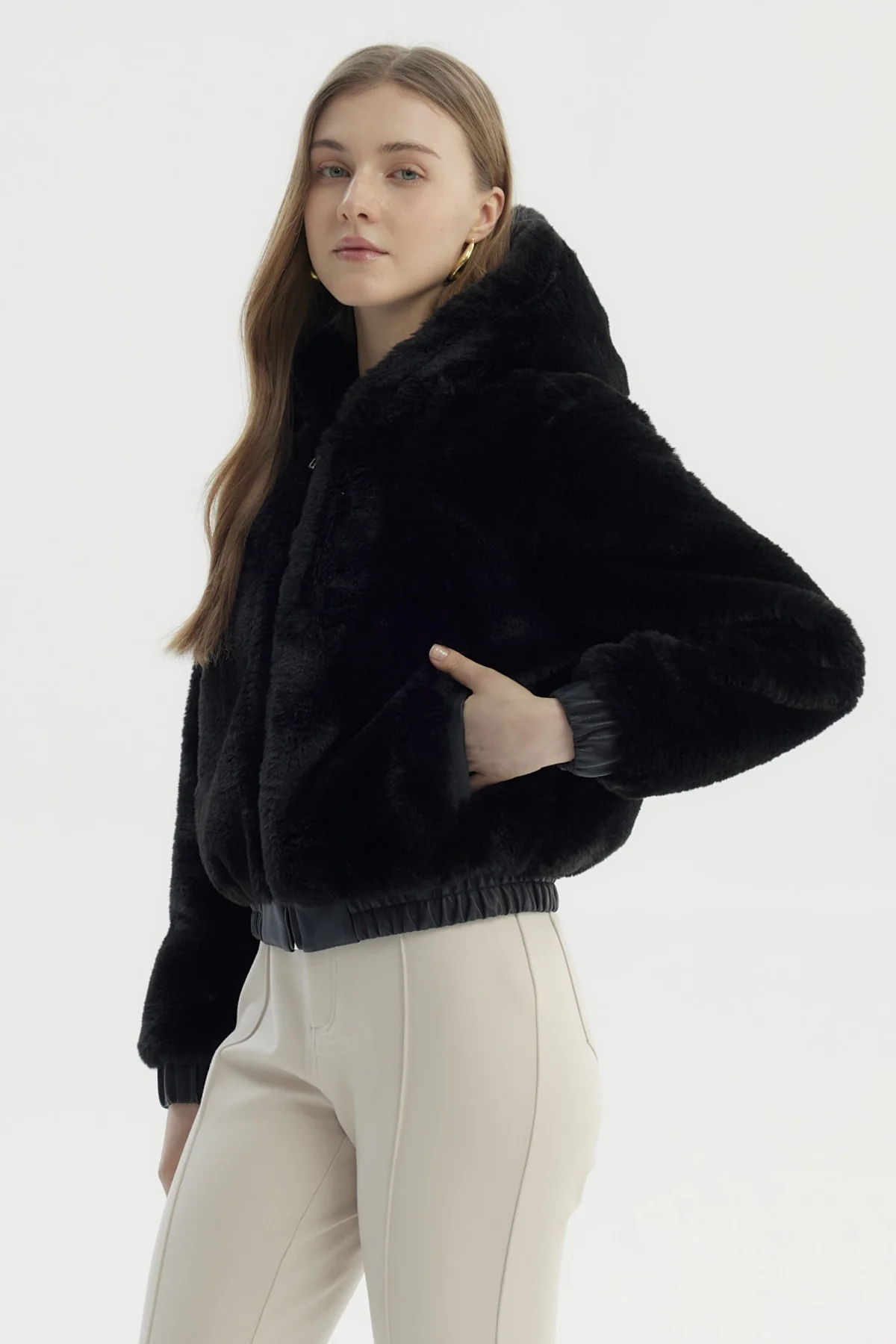 Chaqueta Mujer Juvenil Negro - Image 2