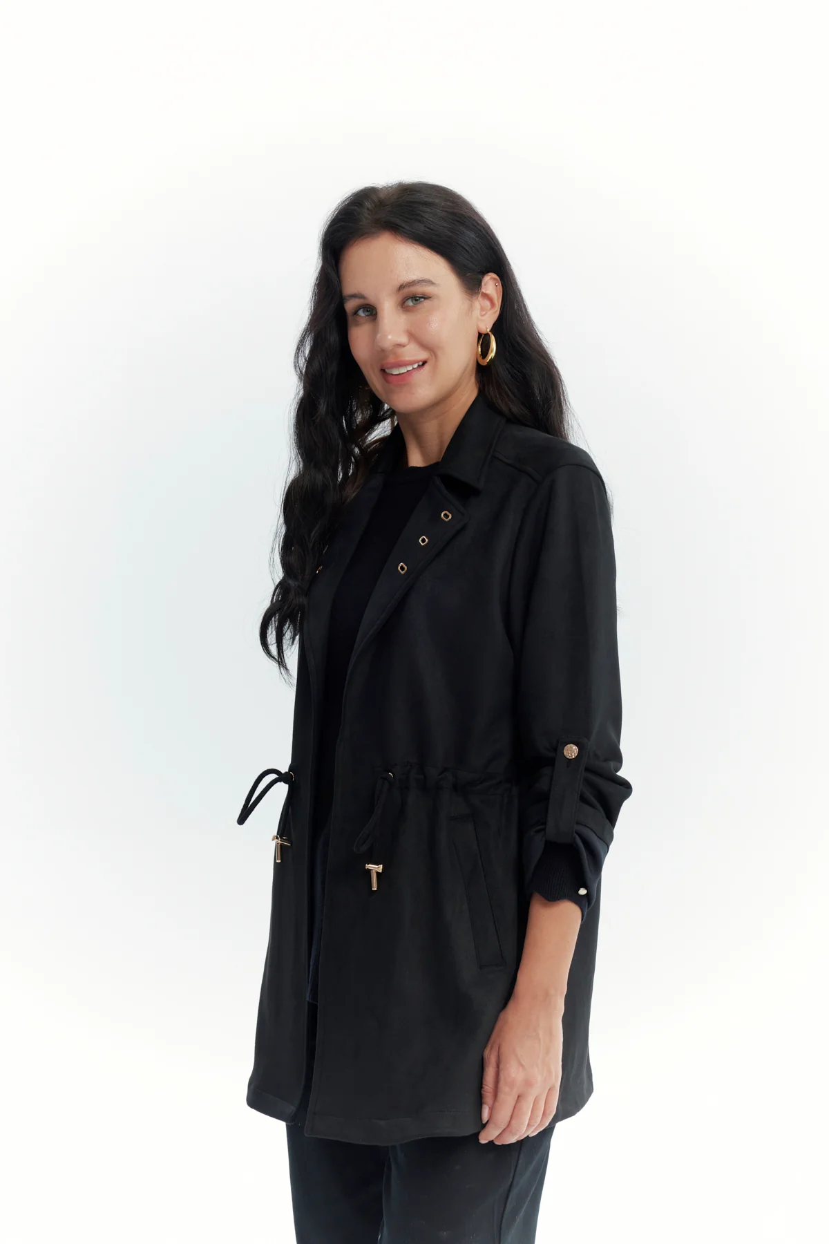 Chaqueta Mujer Regular Negro - Image 2