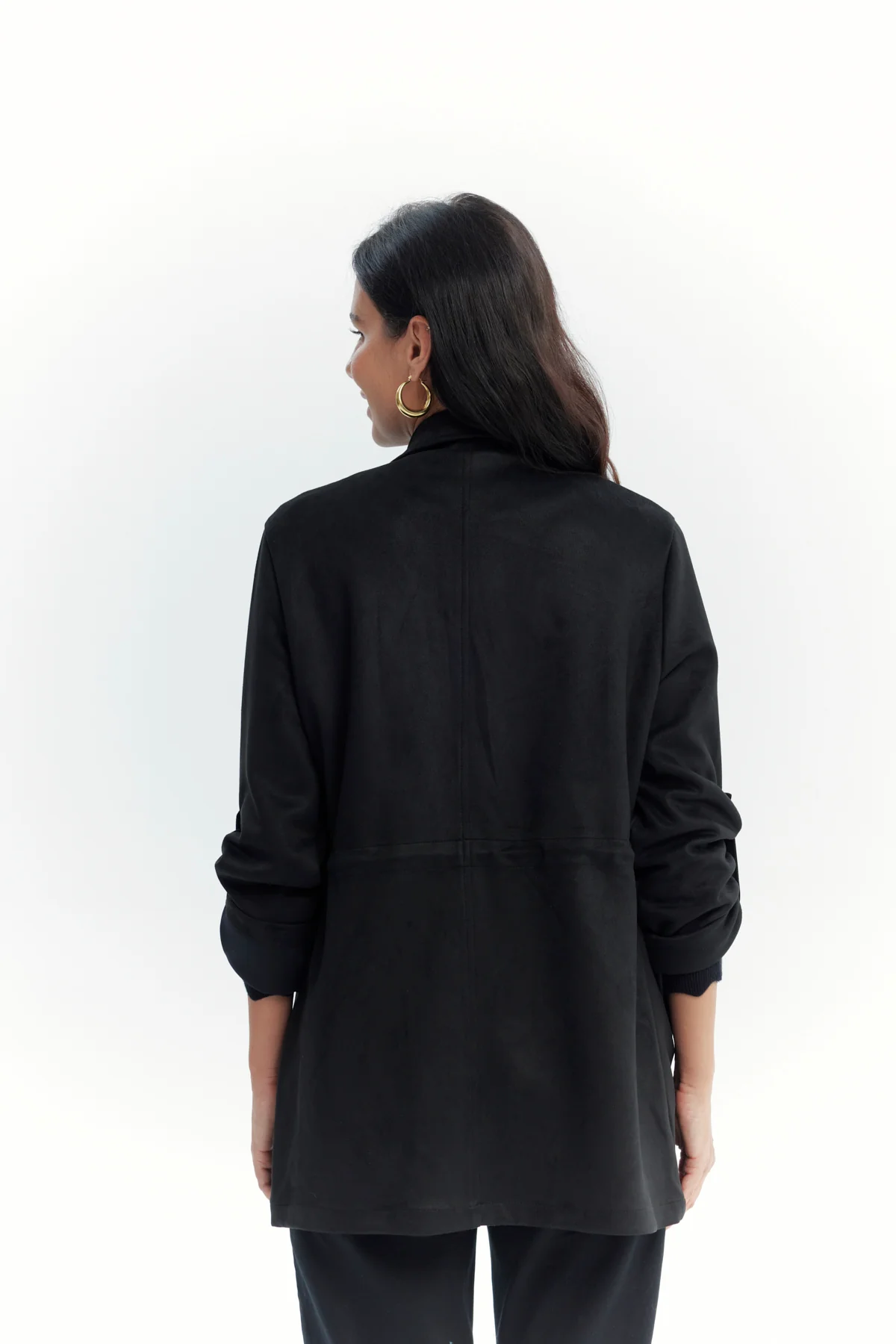 Chaqueta Mujer Regular Negro - Image 3