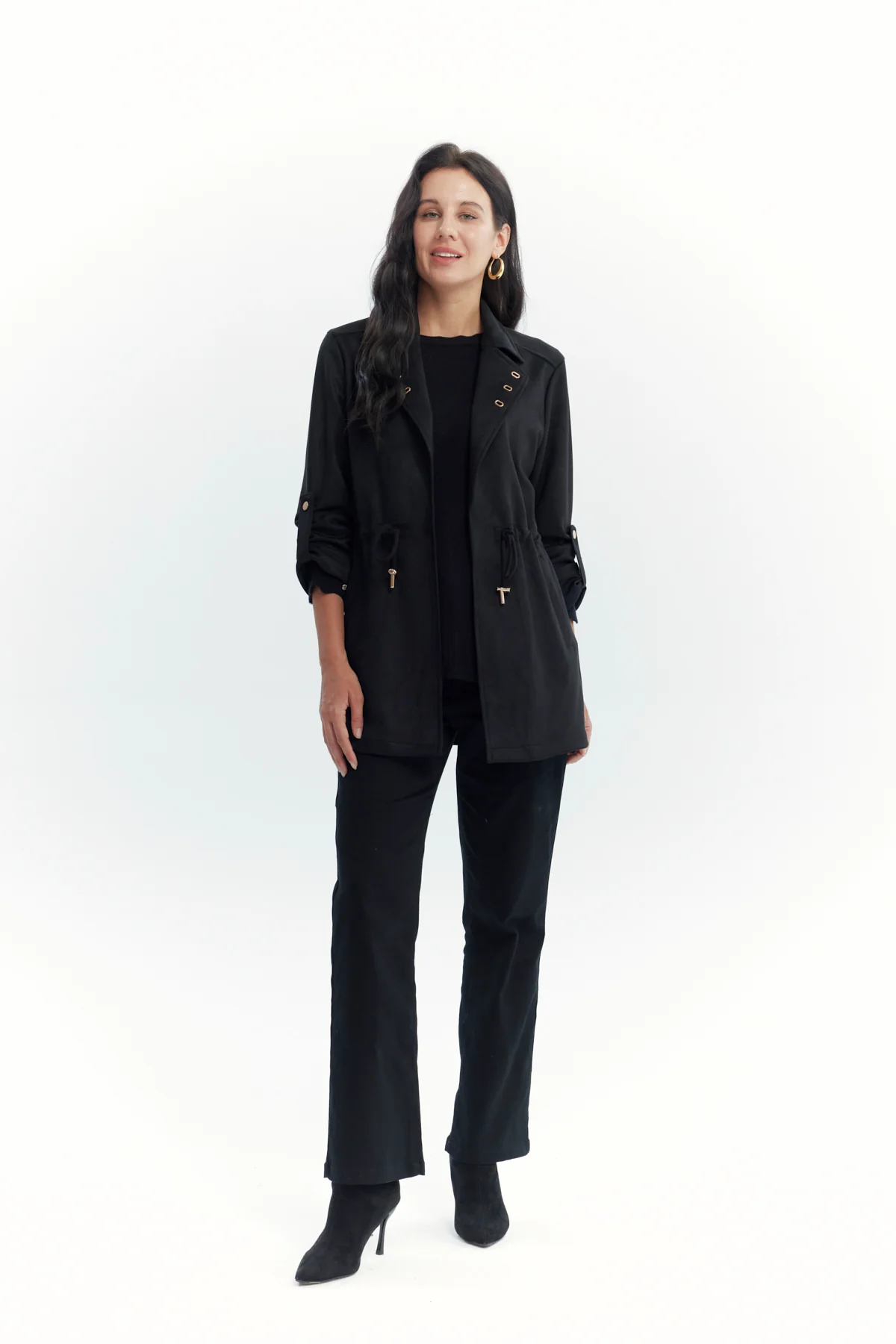 Chaqueta Mujer Regular Negro - Image 4