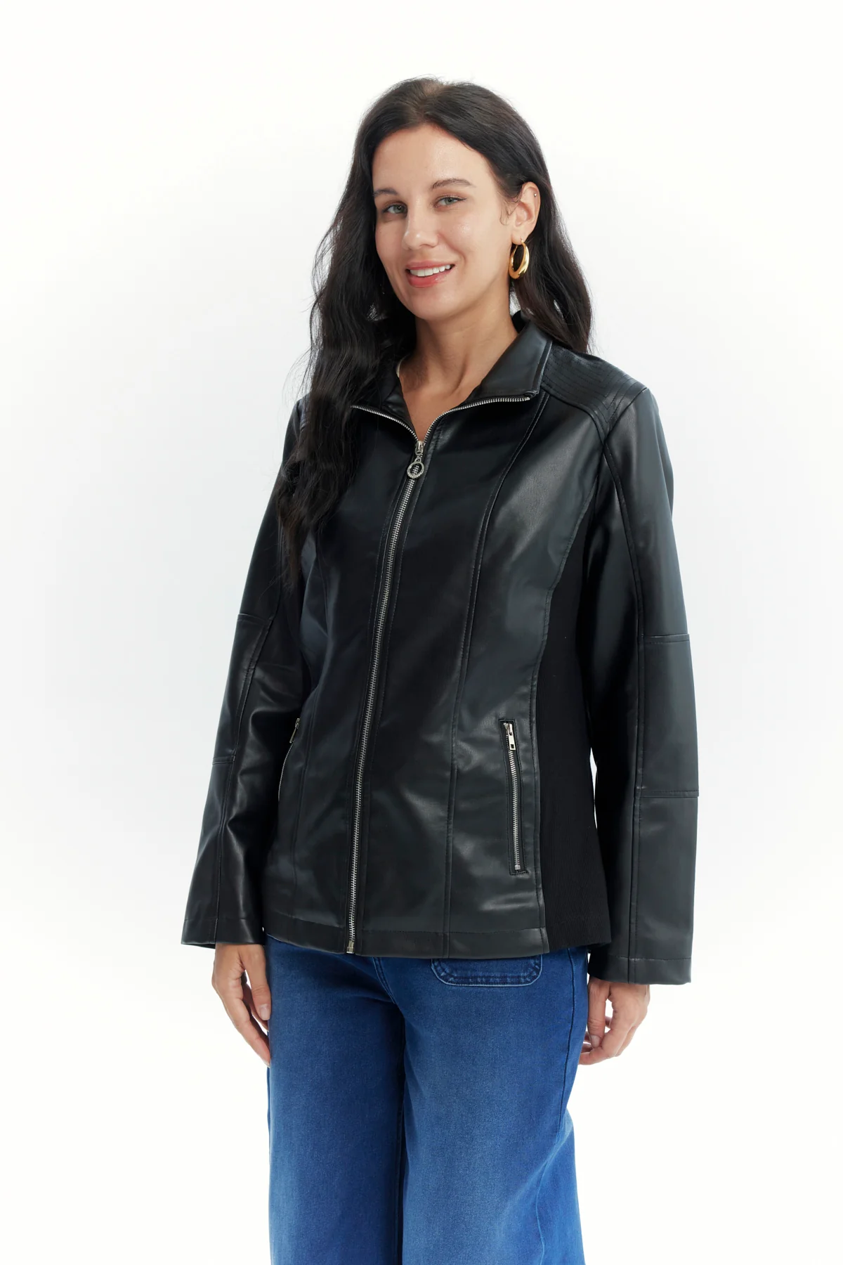 Chaqueta Mujer Regular Negro - Image 2