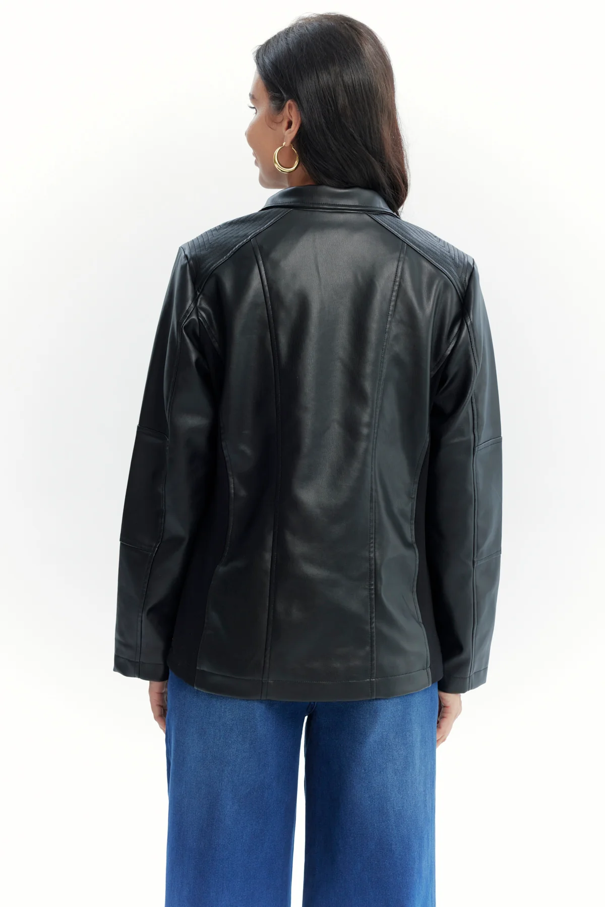 Chaqueta Mujer Regular Negro - Image 3