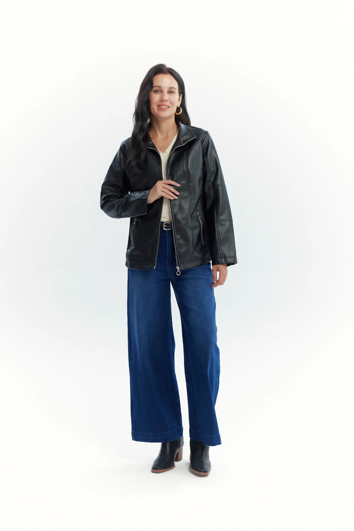 Chaqueta Mujer Regular Negro - Image 4