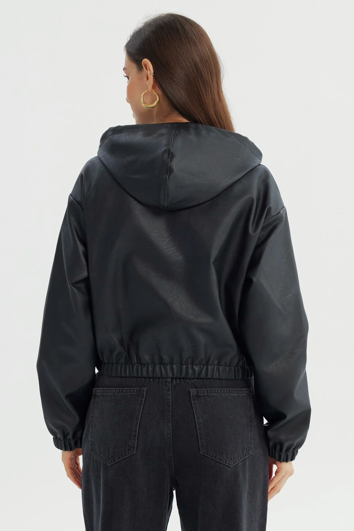Chaqueta Mujer Regular Negro - Image 3