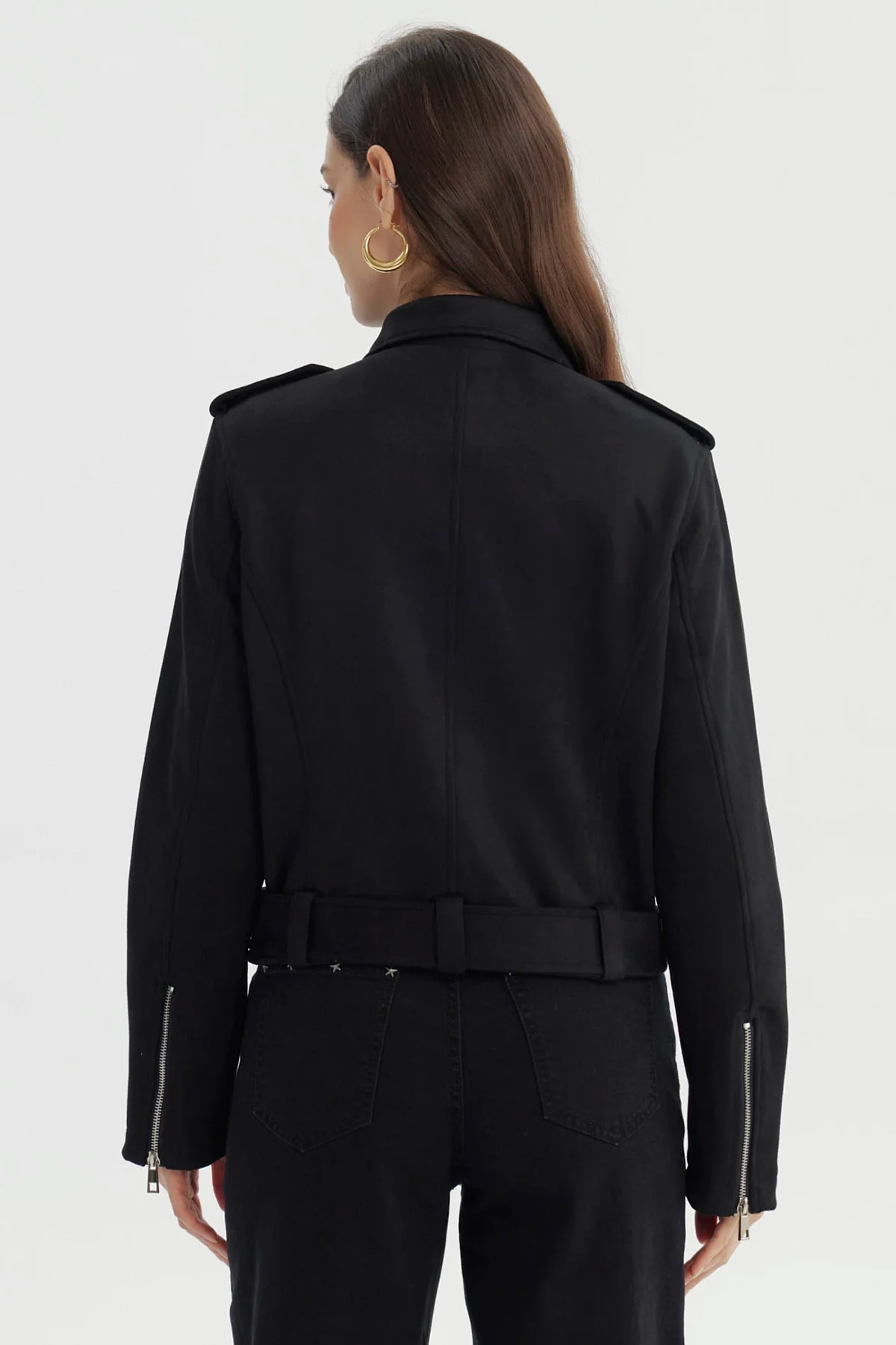 Chaqueta Mujer Regular Negro - Image 3