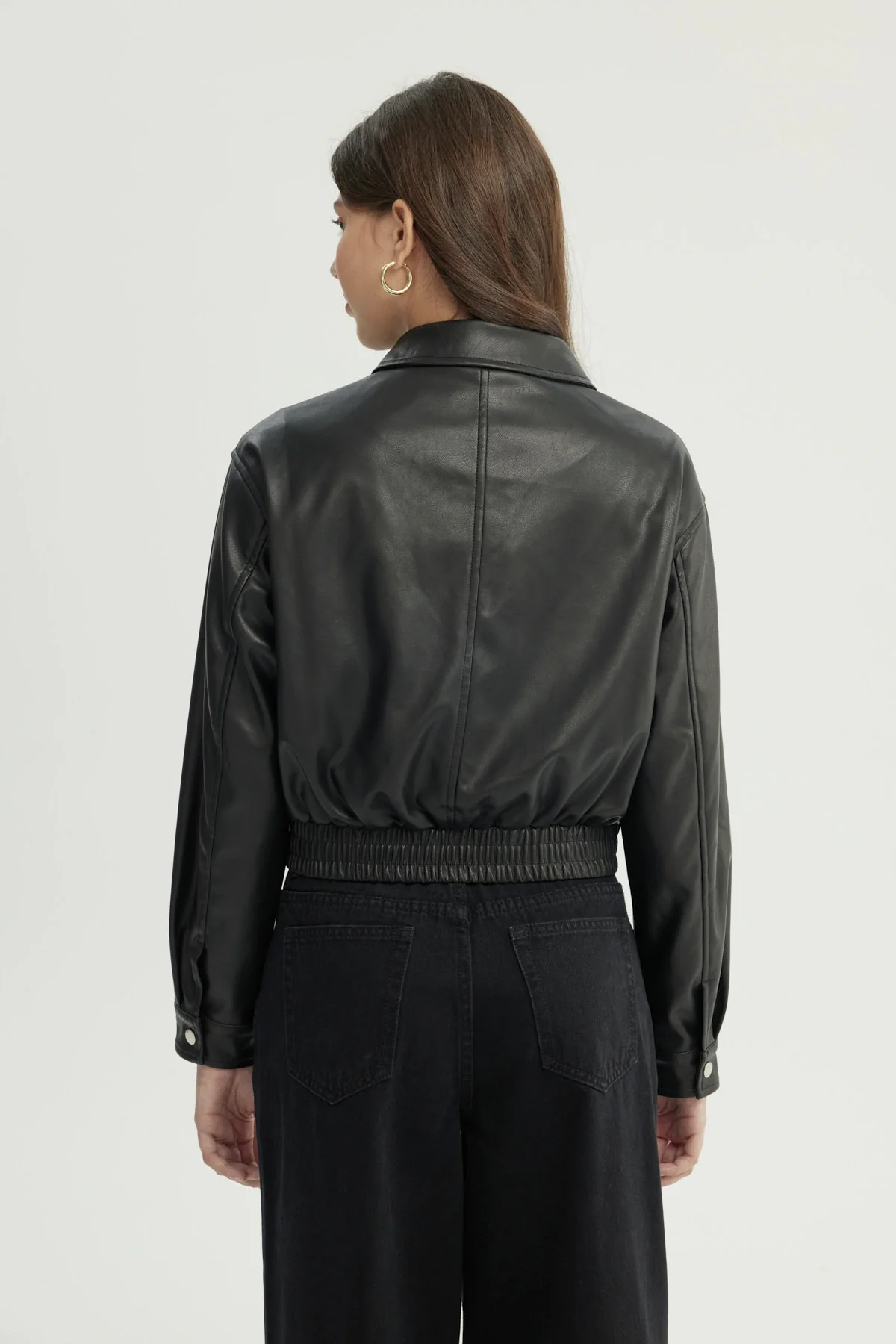 Chaqueta Mujer Regular Negro - Image 2