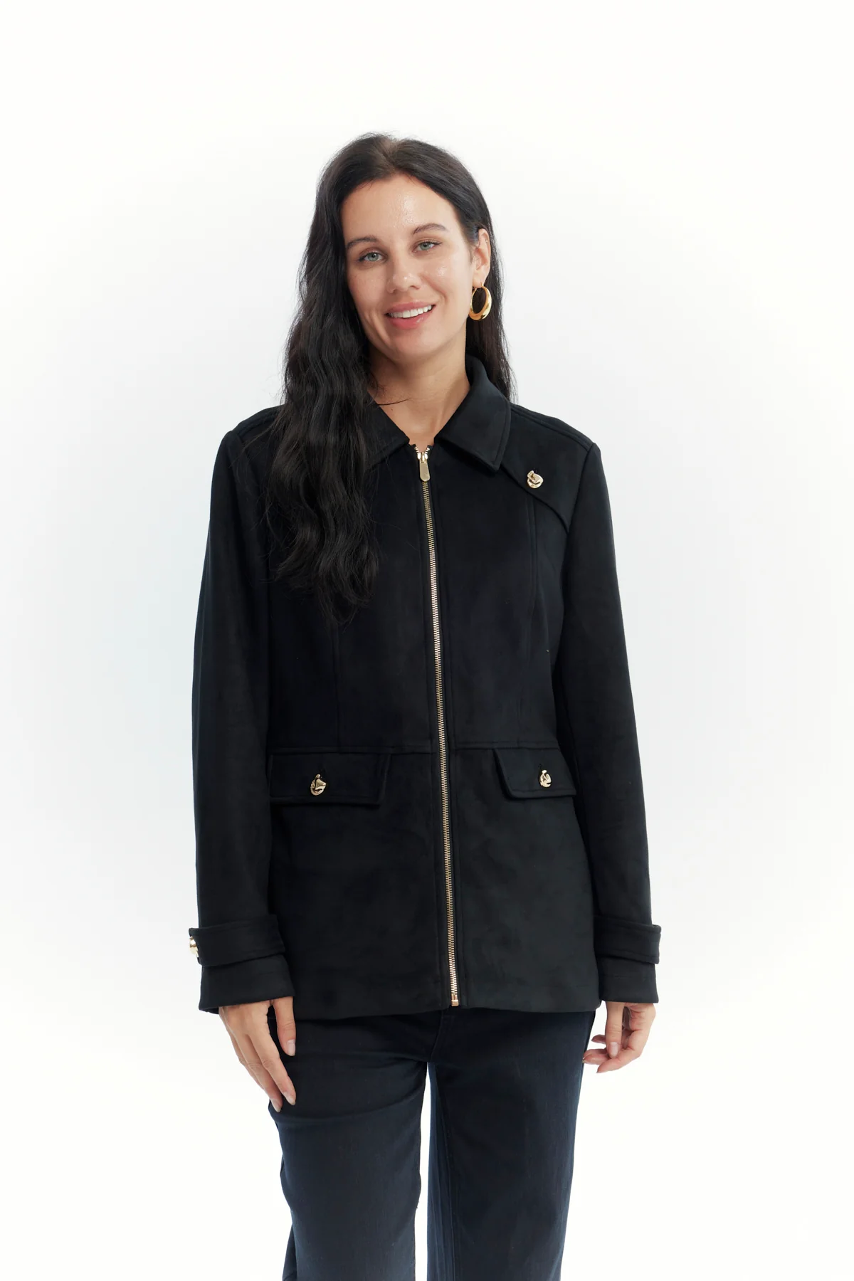 Chaqueta Mujer Slim Negro