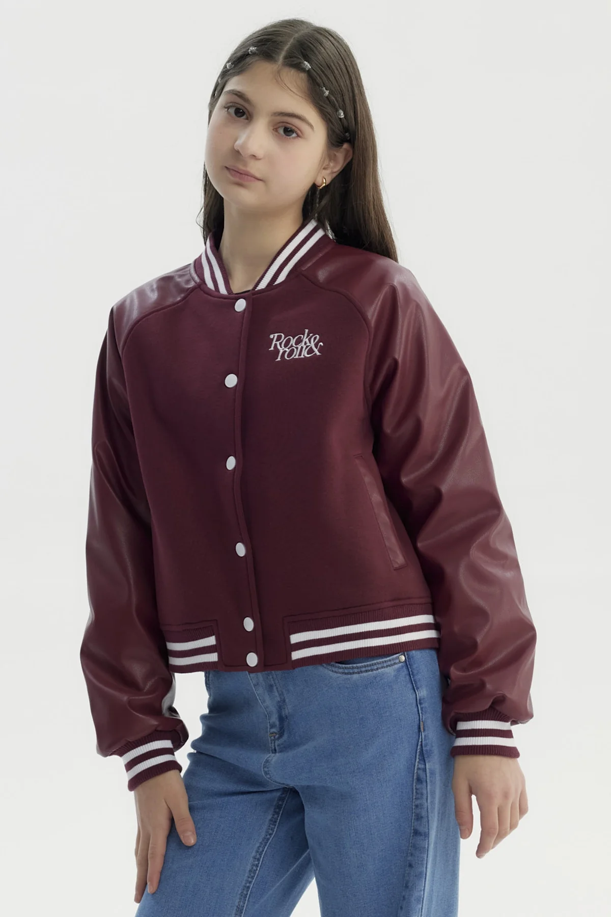 Chaqueta Niña Clásica Rojo - Image 2