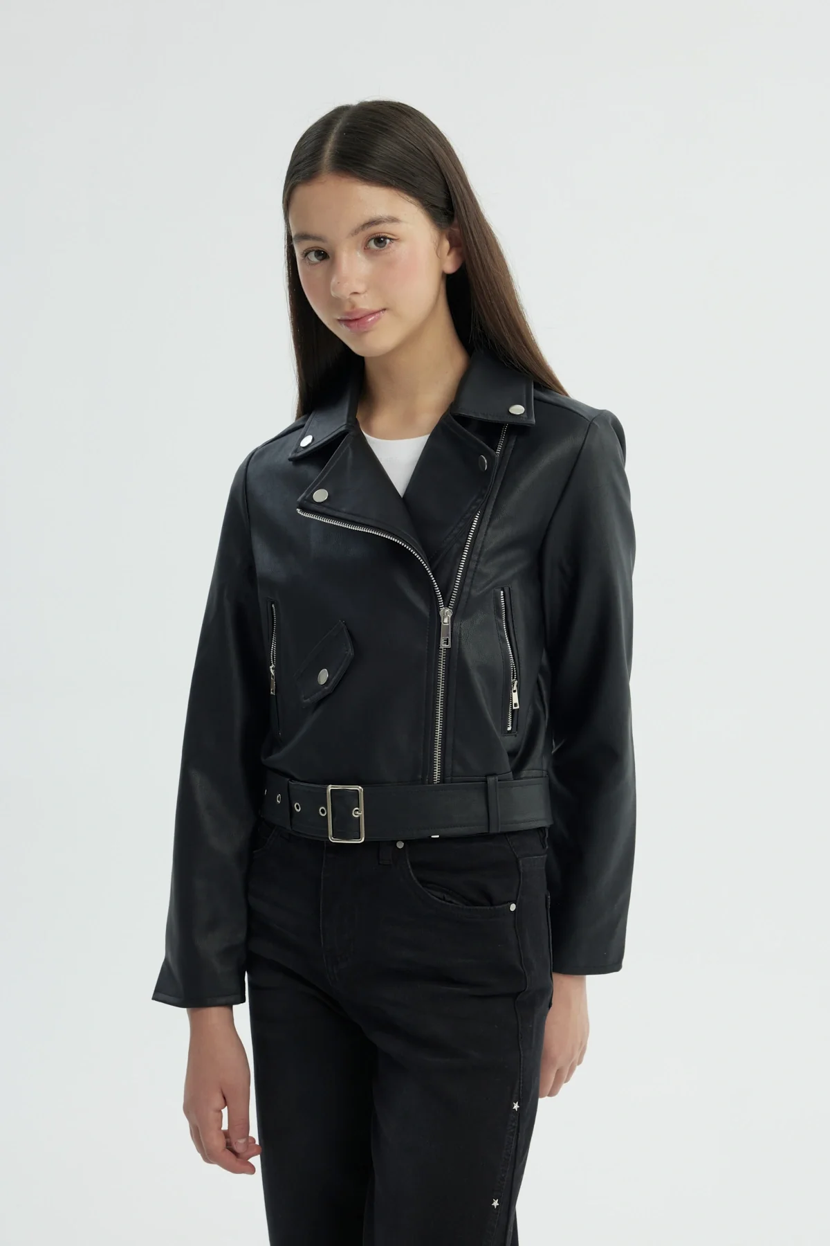Chaqueta Niña Slim Negro - Image 2