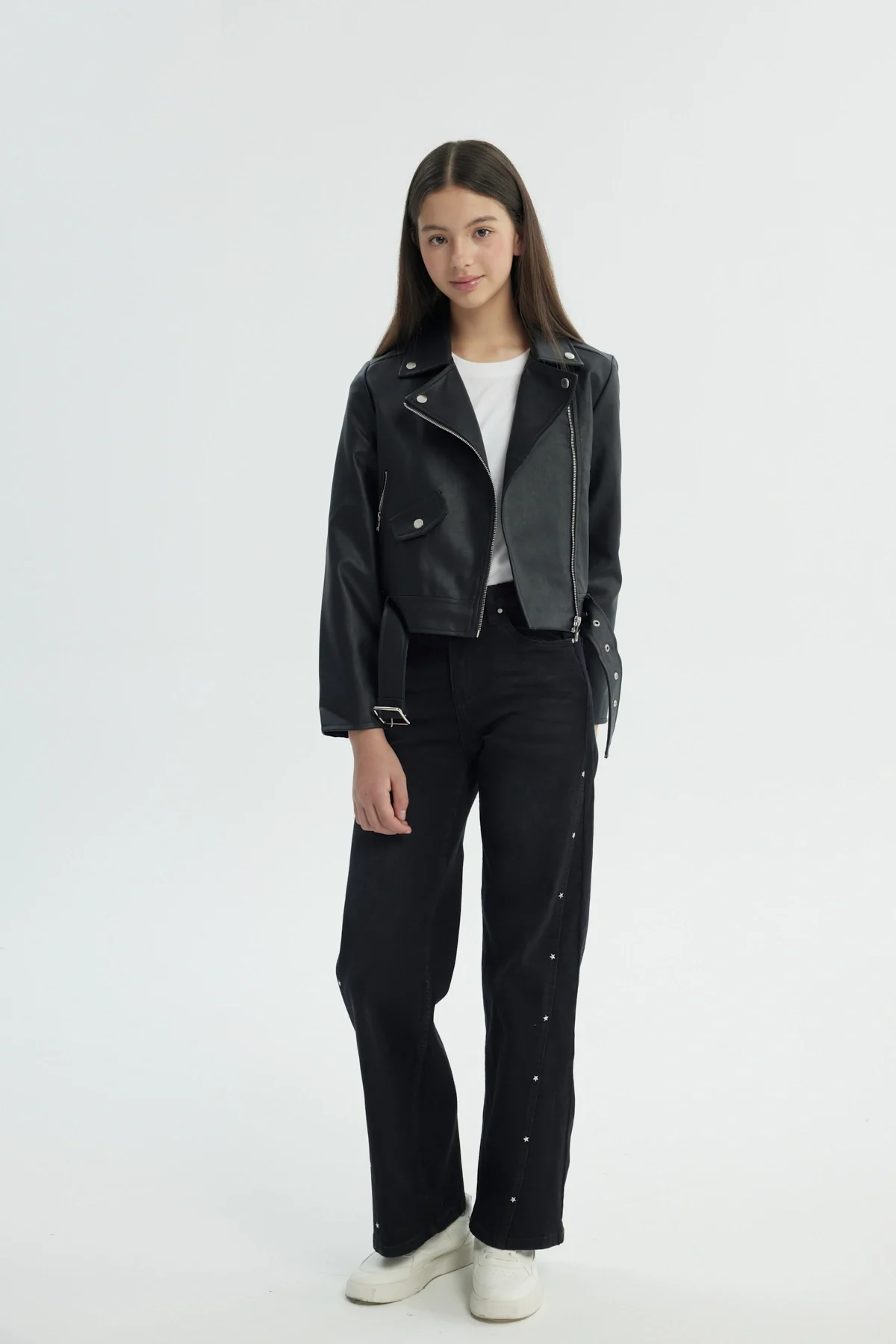 Chaqueta Niña Slim Negro - Image 4