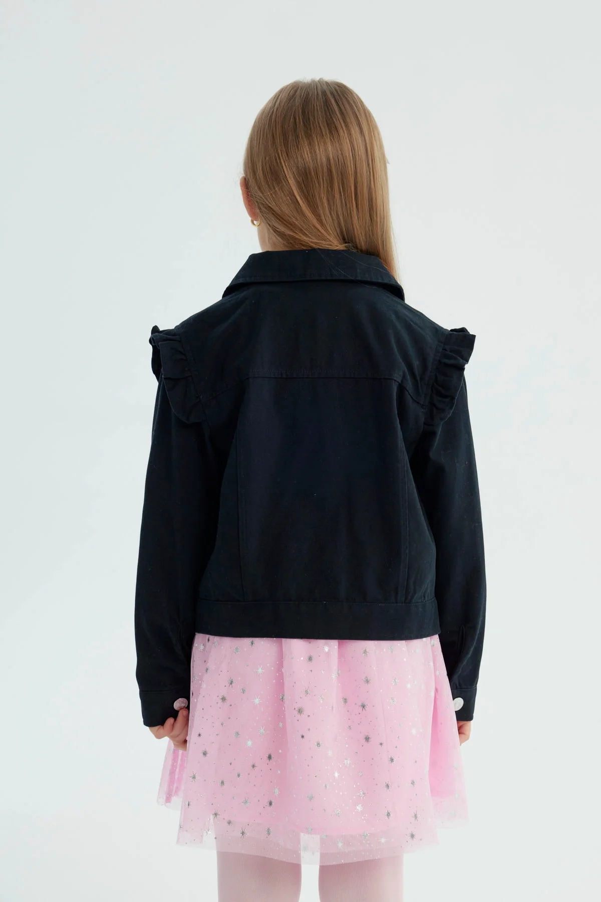 Chaqueta Niña Slim Negro - Image 3