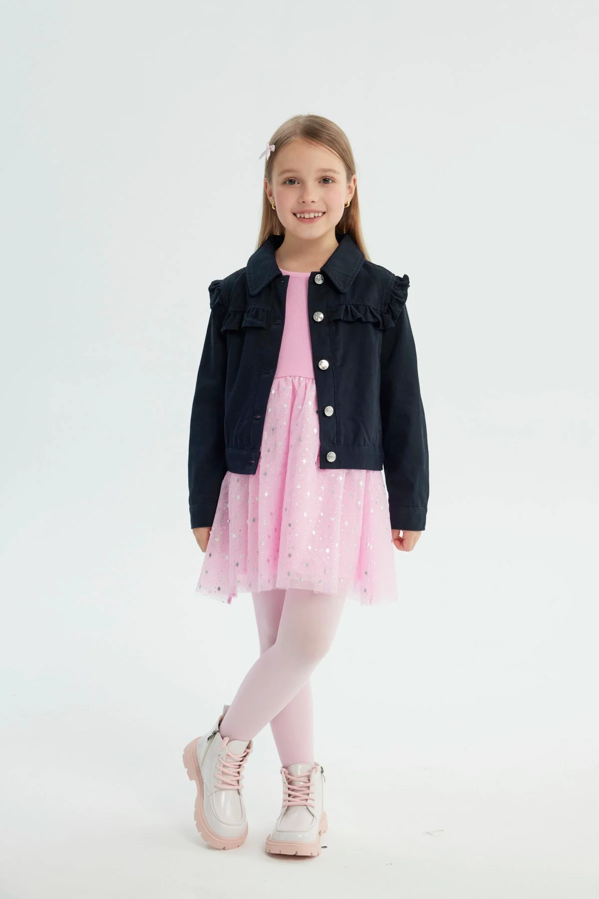 Chaqueta Niña Slim Negro - Image 4