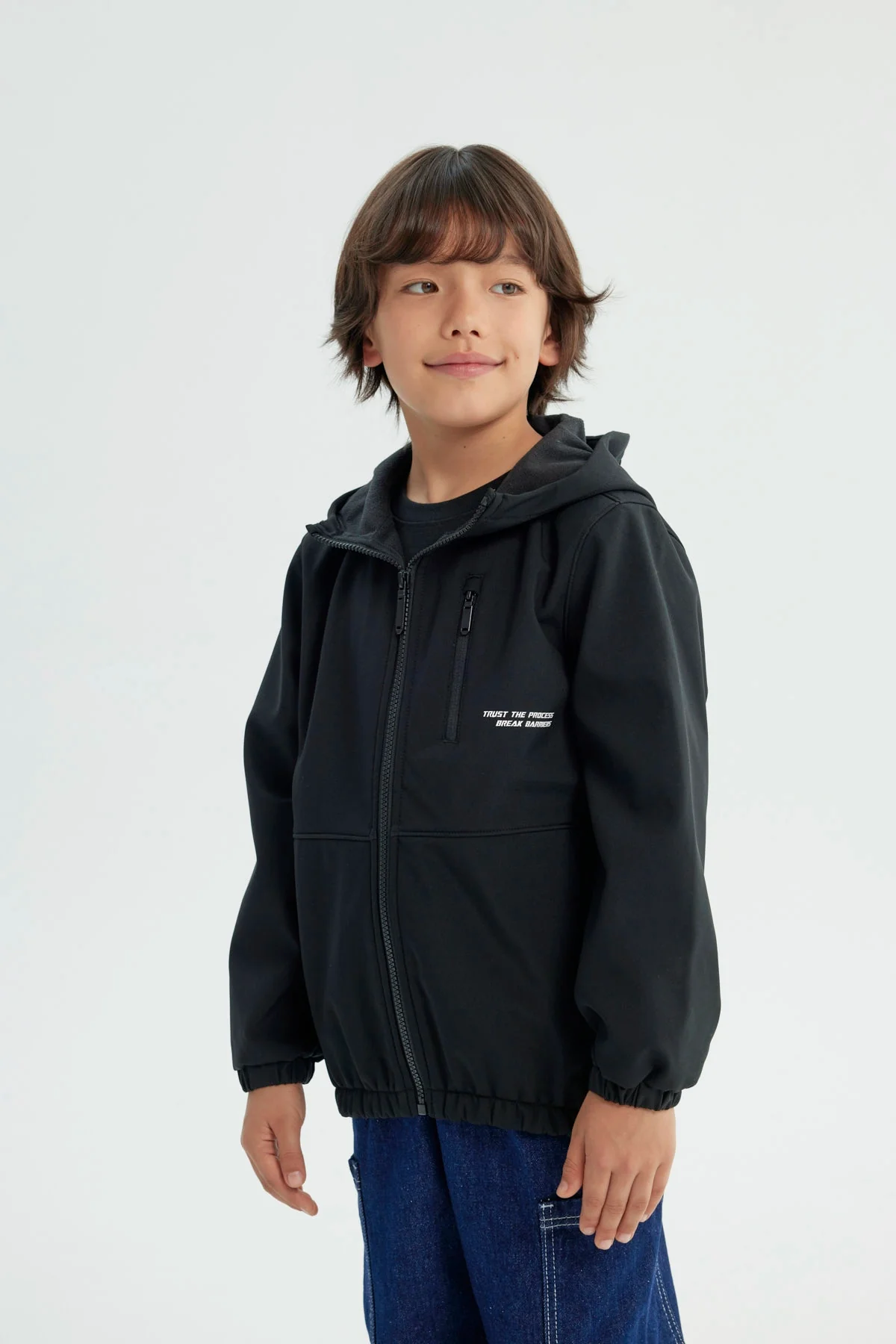 Chaqueta Niño Regular Negro - Image 2