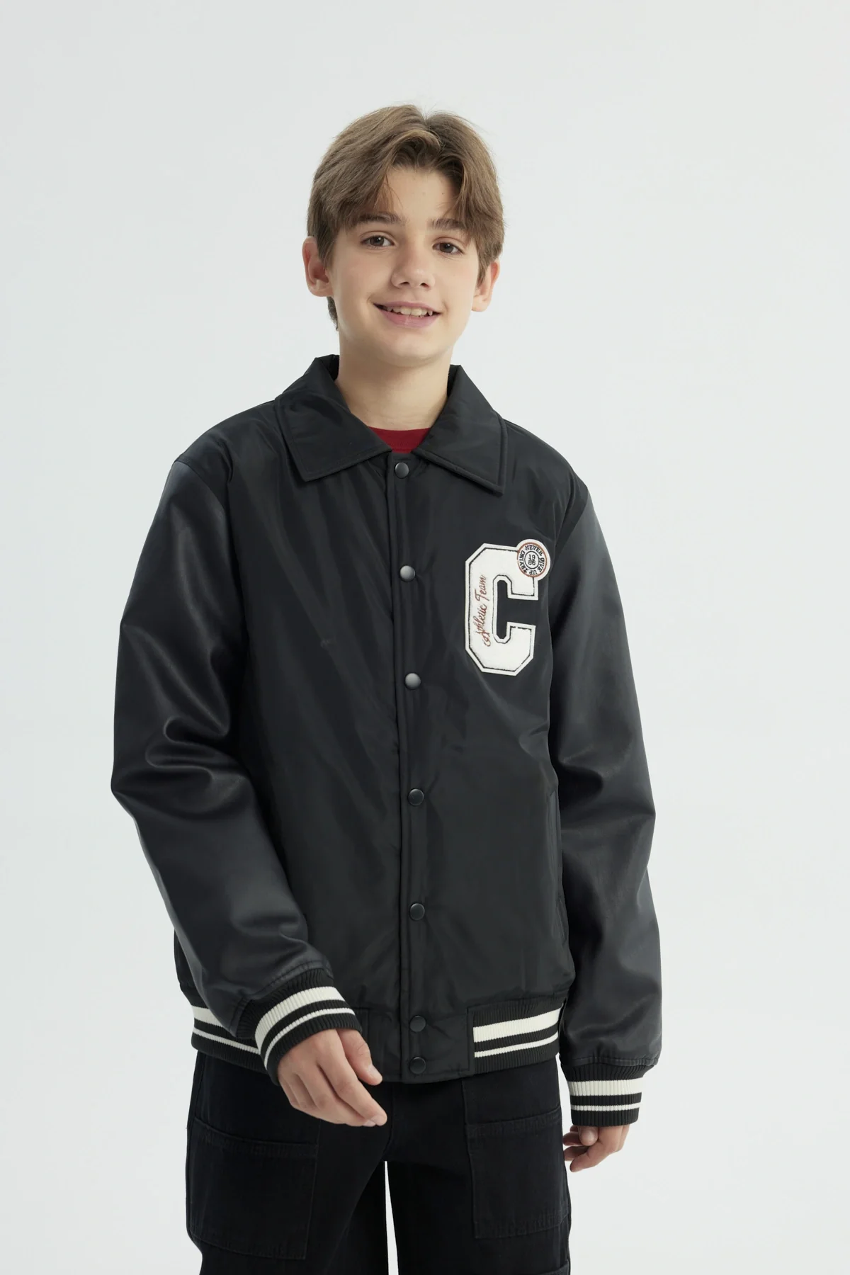 Chaqueta Niño Slim Negro