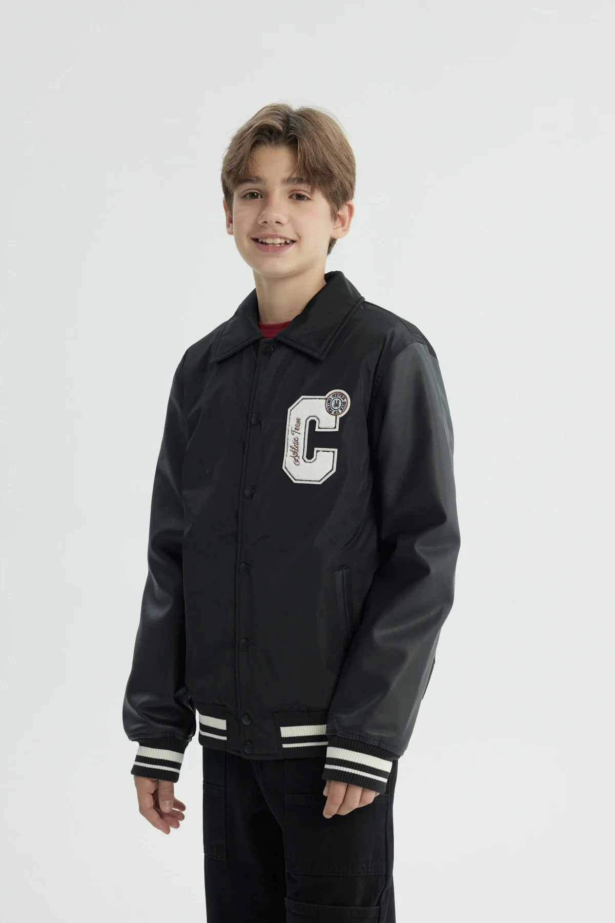 Chaqueta Niño Slim Negro - Image 2