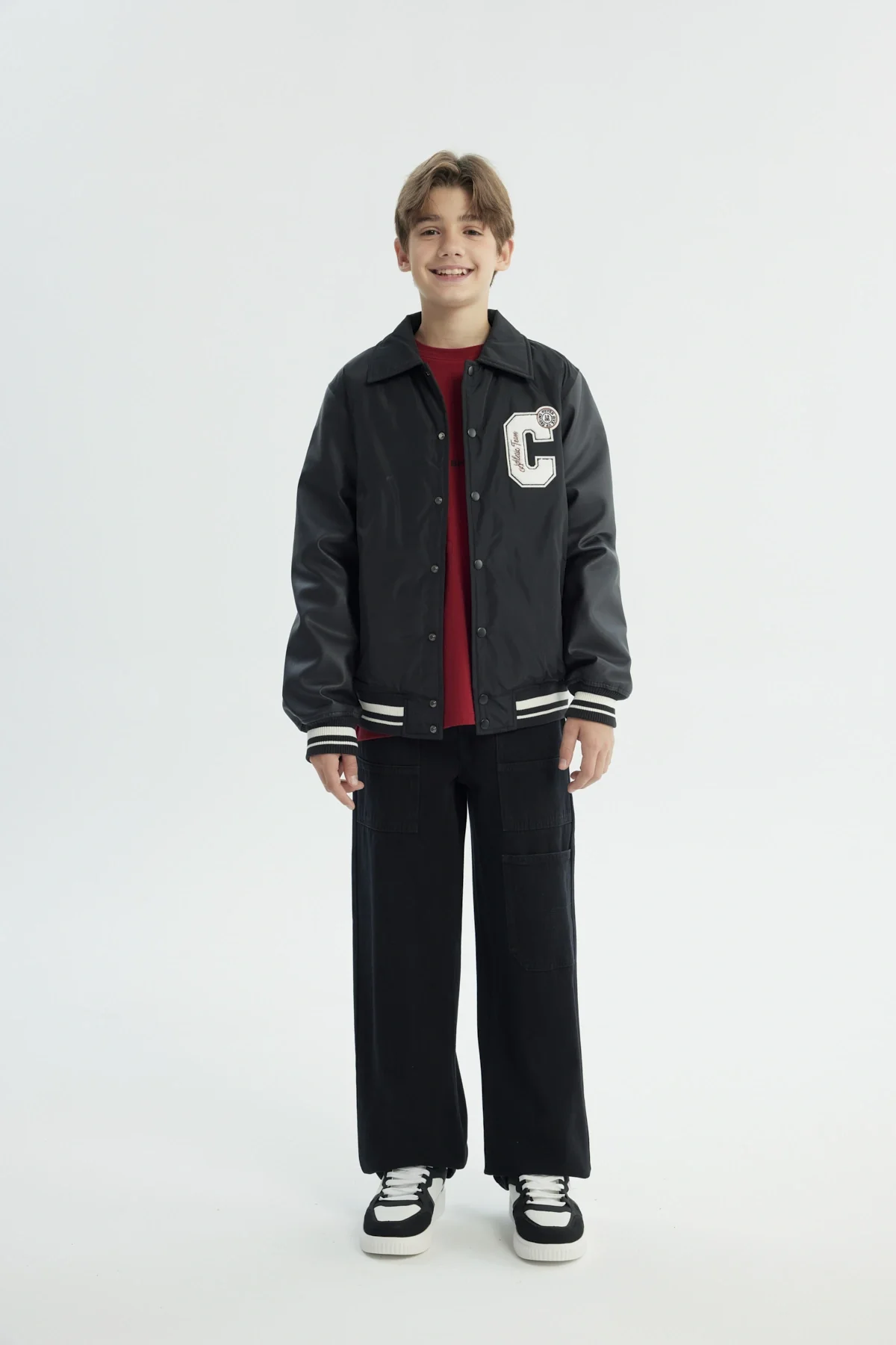 Chaqueta Niño Slim Negro - Image 4
