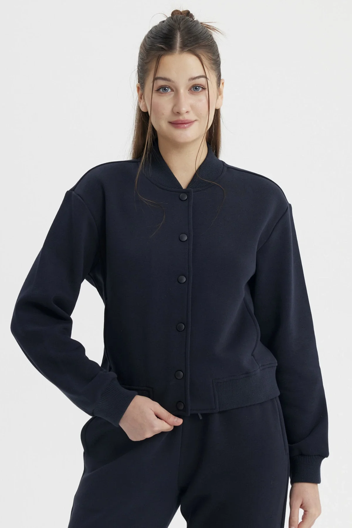 Chaqueta Unisex College Azul Marino