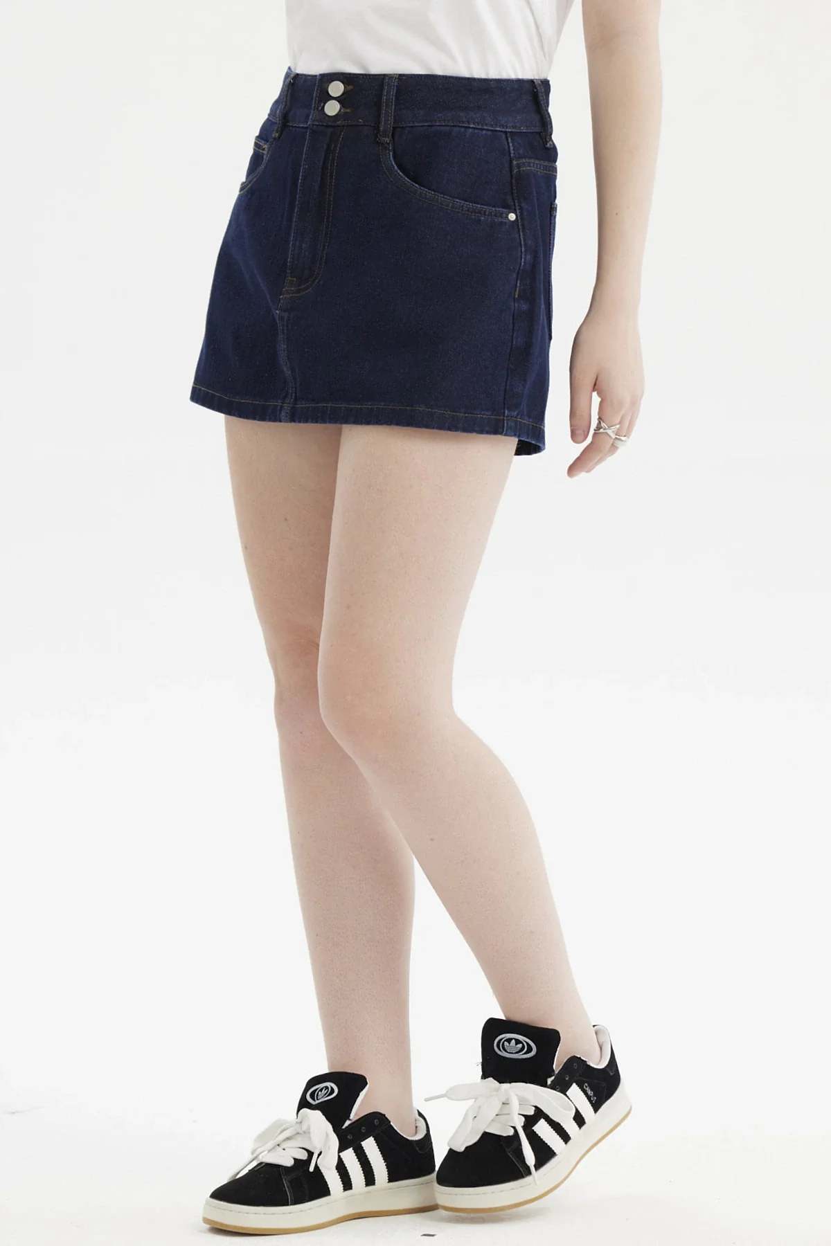 Falda Mujer Casual Azul Indigo - Image 2