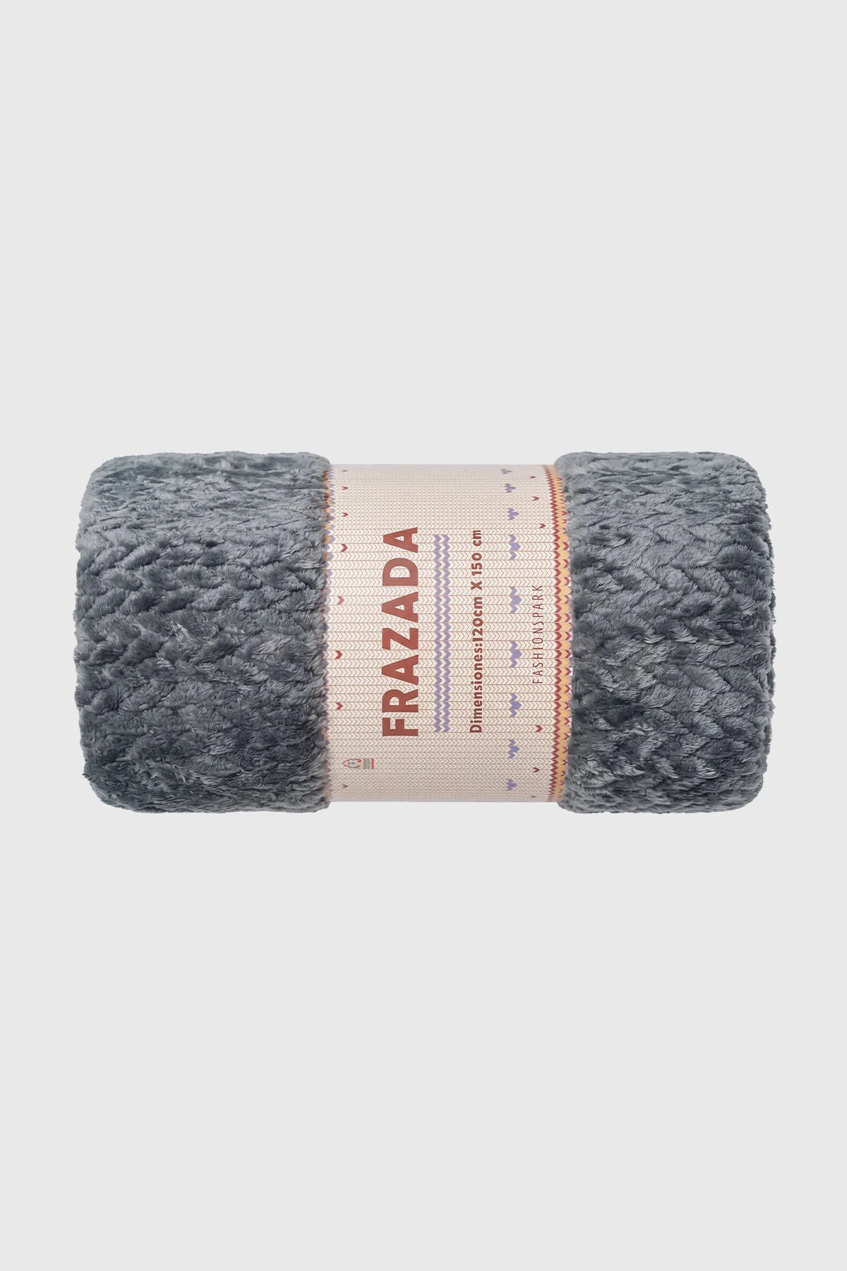 Frazada Home Home Gris Oscuro 120 x 150 cms - Image 3