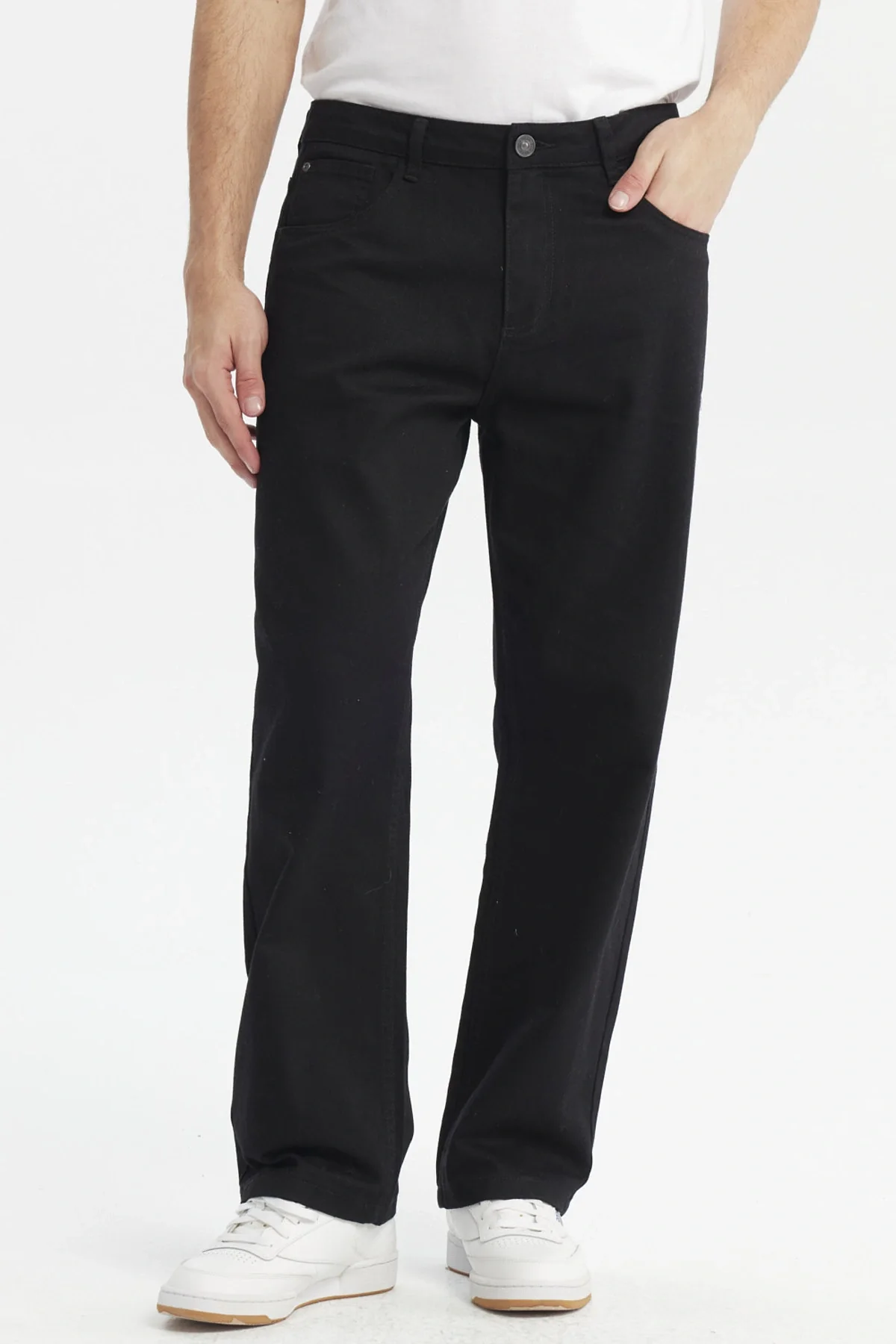 Jeans Hombre 650 Color Calce Recto Negro