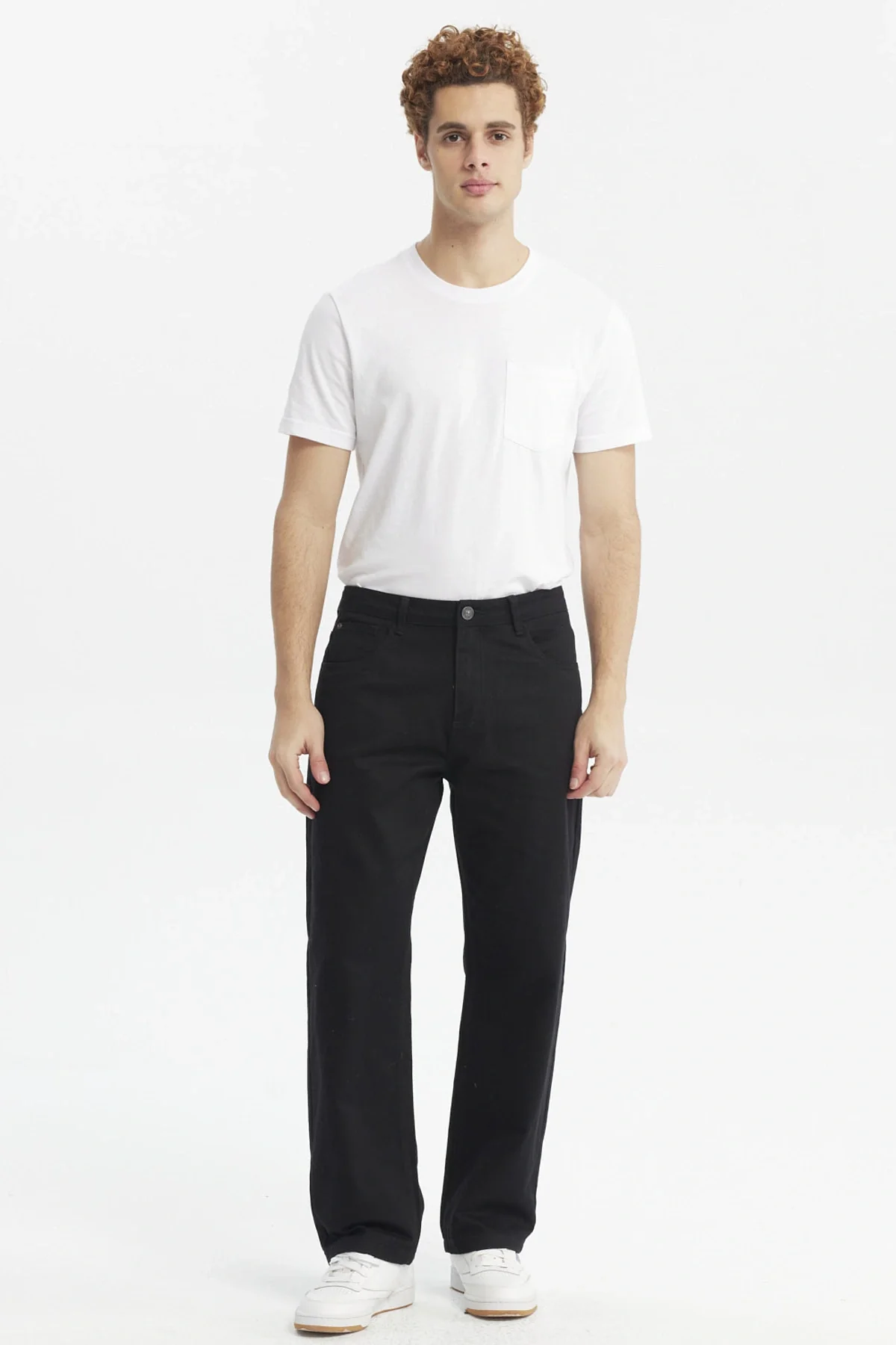 Jeans Hombre 650 Color Calce Recto Negro - Image 4