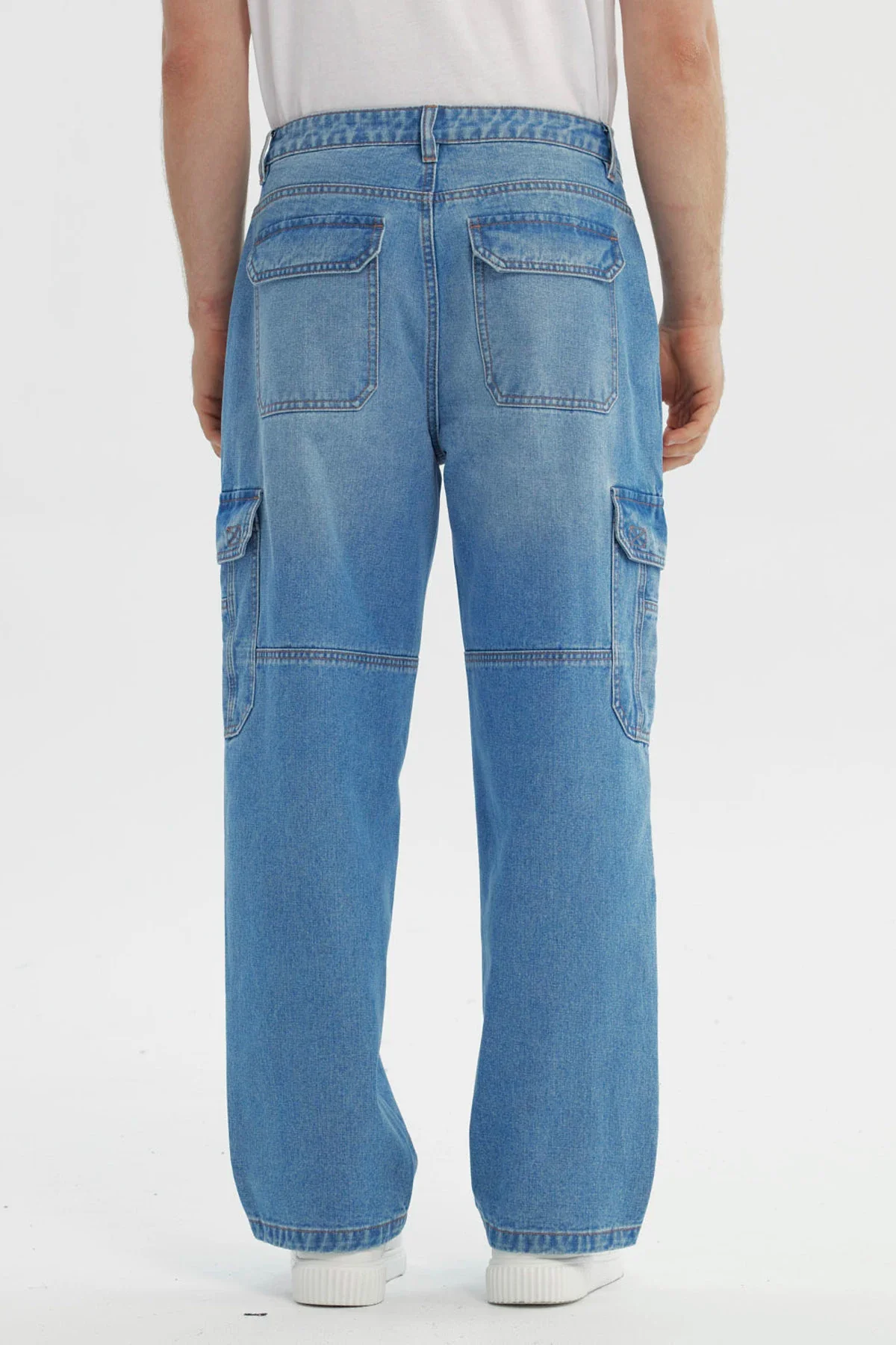 Jeans Hombre Baggy Azul Claro - Image 3