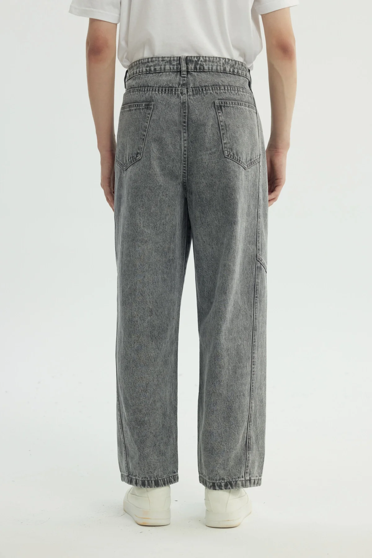 Jeans Hombre Baggy Gris - Image 3
