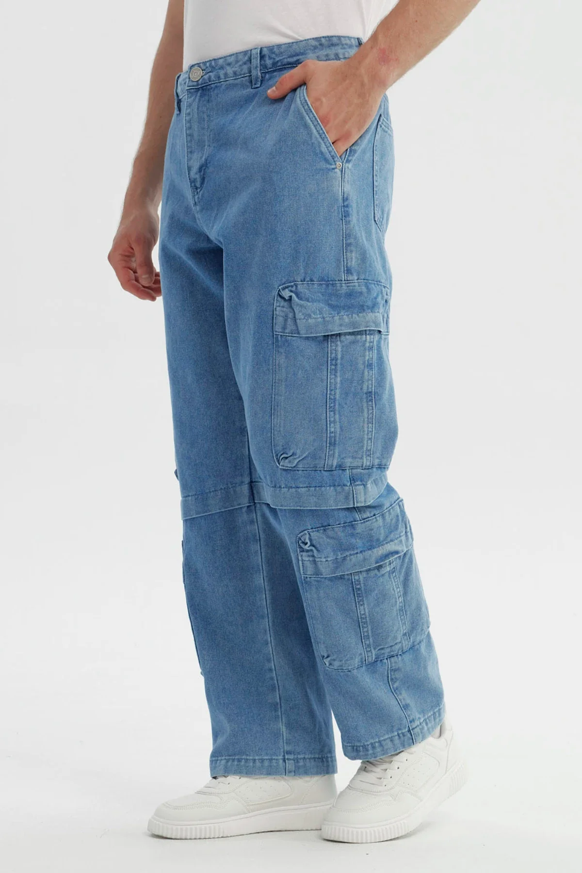 Jeans Hombre Calce Recto Azul Claro - Image 2