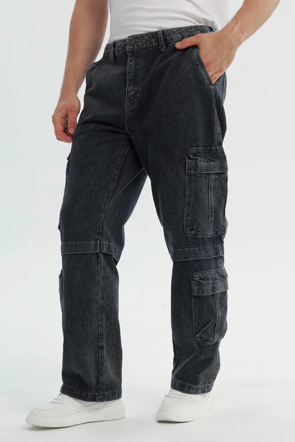 Jeans Hombre Calce Recto Gris - Image 2