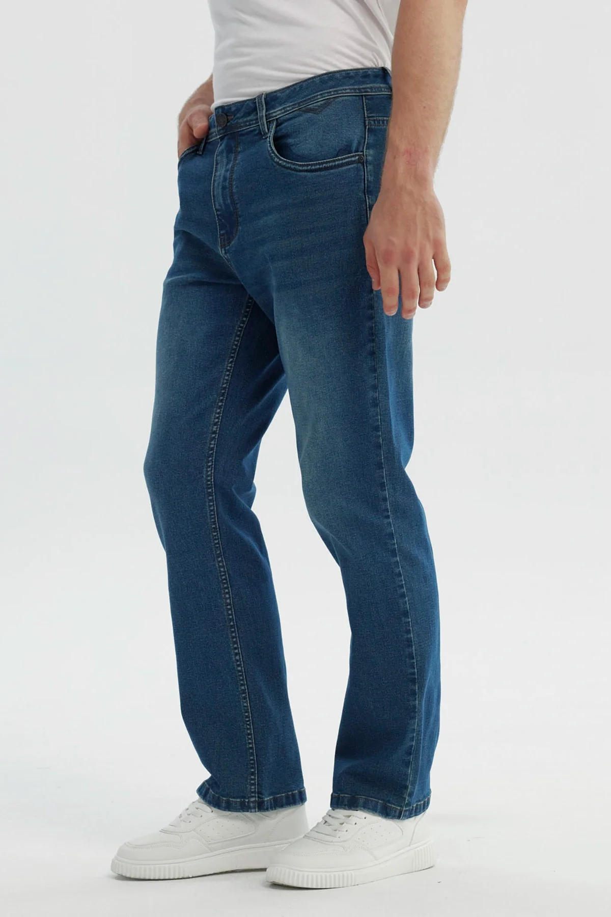 Jeans Hombre Clásico Azul Indigo - Image 2