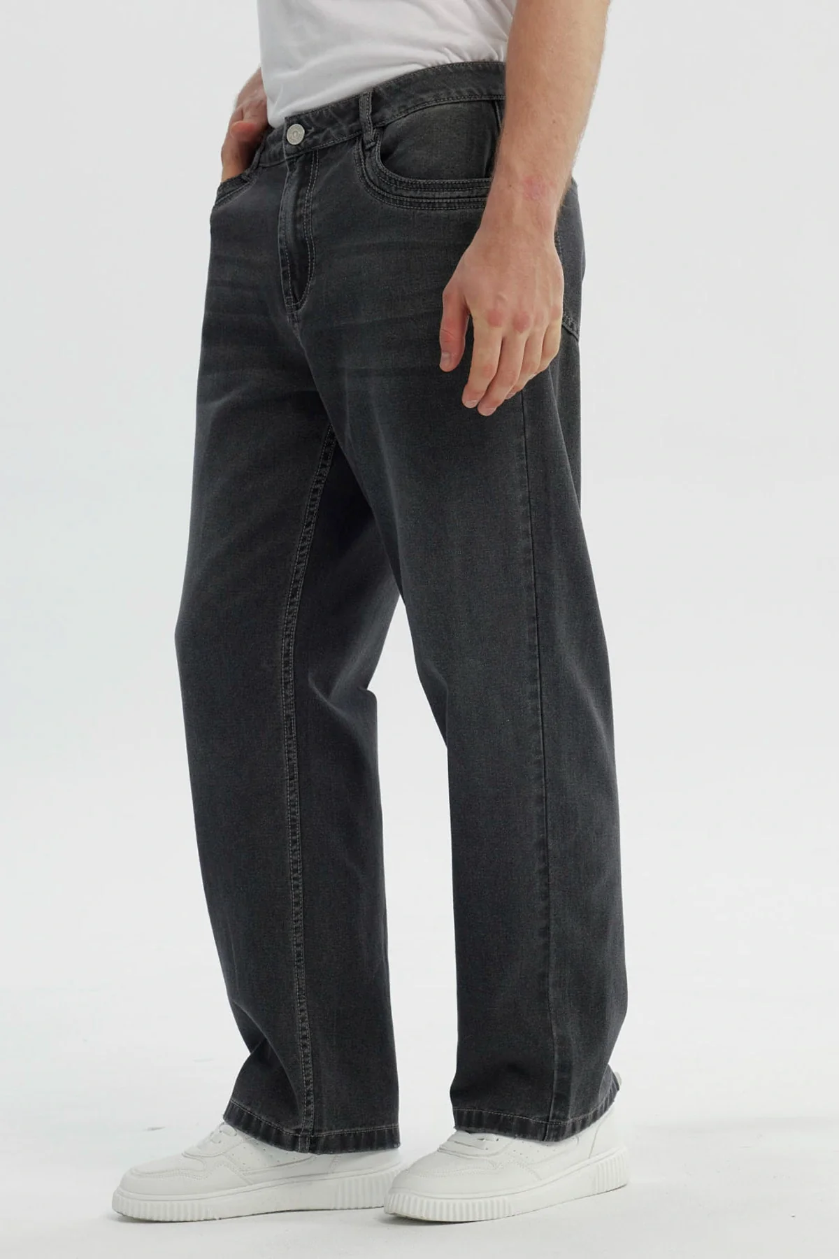 Jeans Hombre Clásico Gris - Image 2