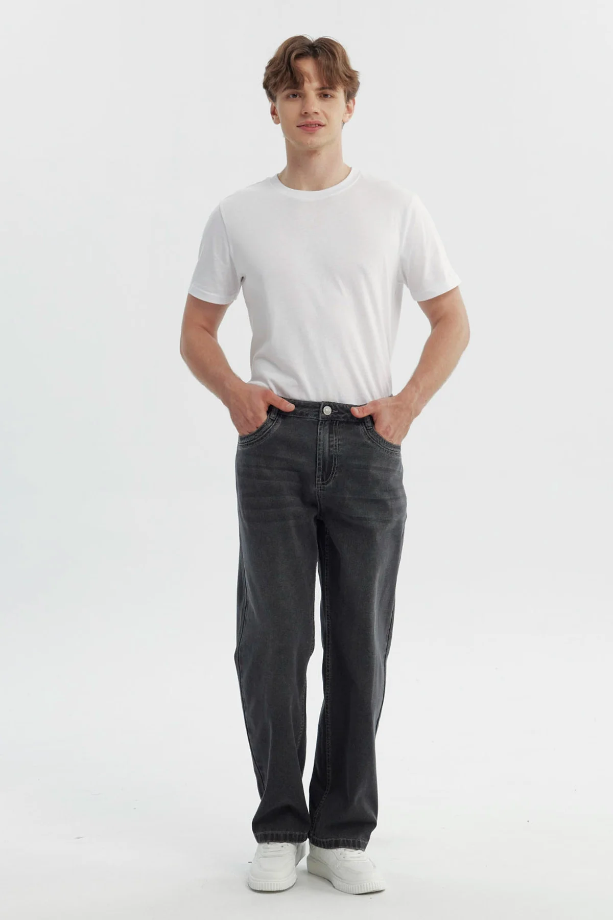 Jeans Hombre Clásico Gris - Image 4