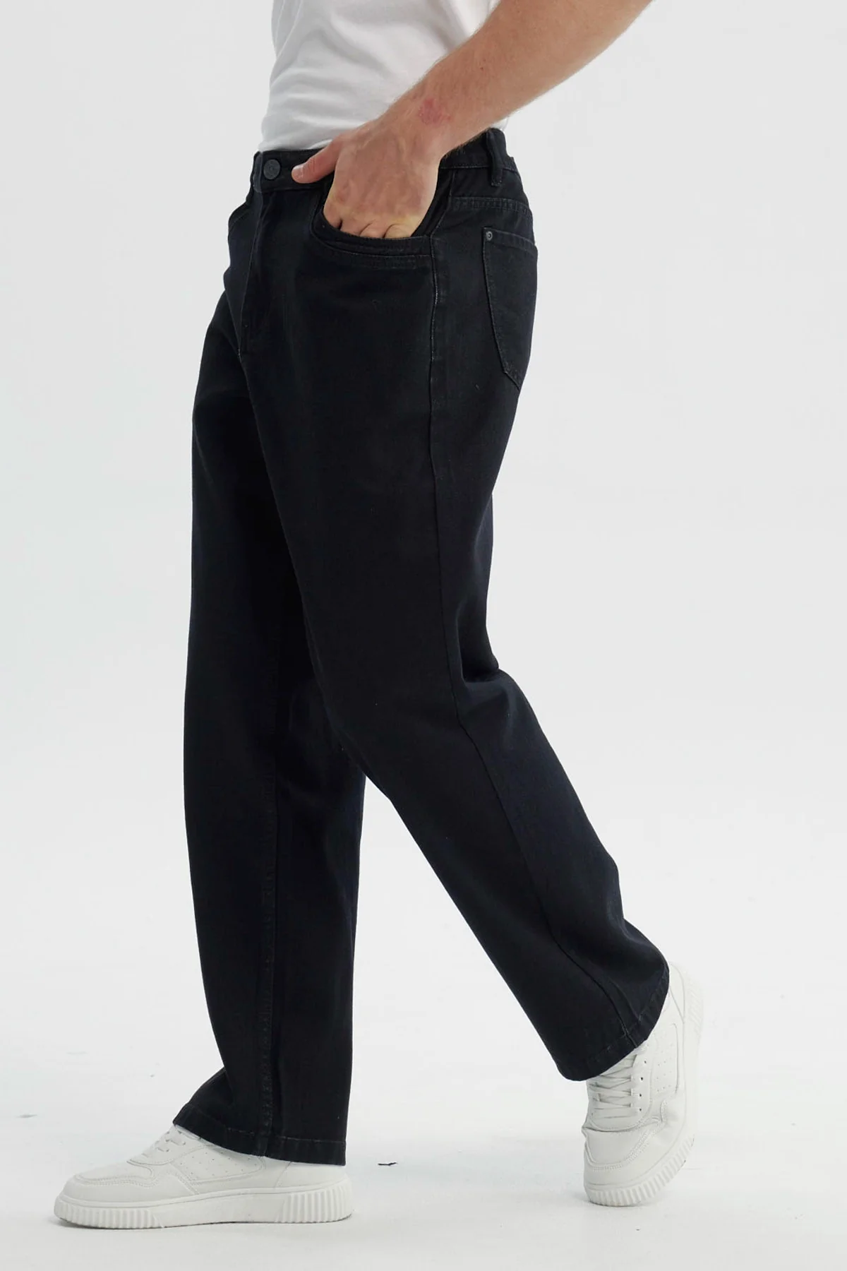 Jeans Hombre Clásico Negro - Image 2