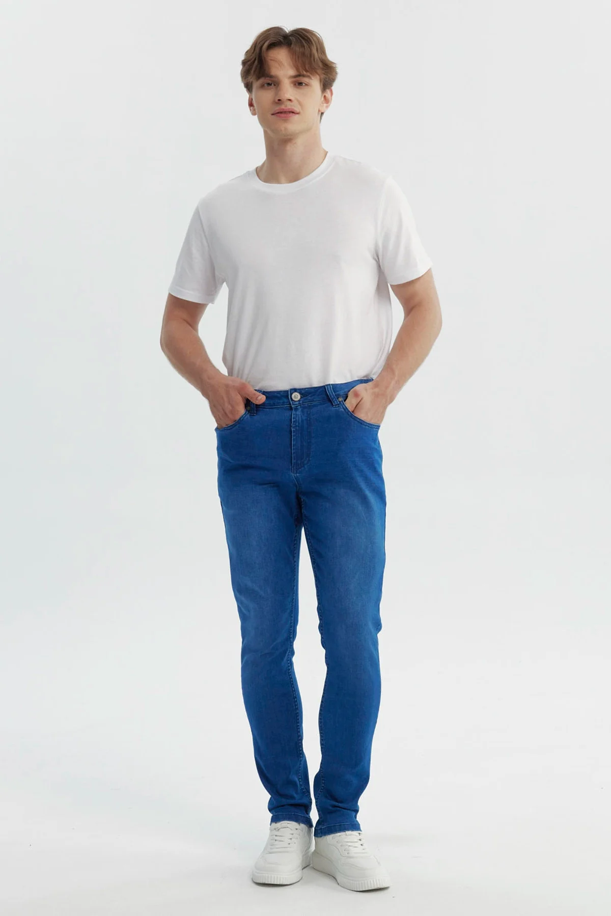 Jeans Hombre Skinny Azul Oscuro - Image 4